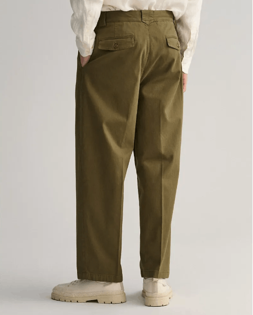 Gant BNWT AW23 GANT PLEATED TWILL CHINO PANTS 36 Size US 34 / EU 50 - 11 Thumbnail