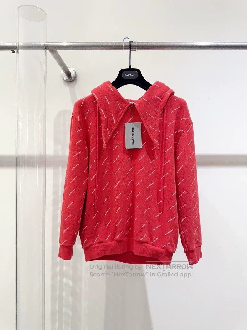 Balenciaga Balenciaga Red Sweatshirt Size US M / EU 48-50 / 2 - 1 Thumbnail