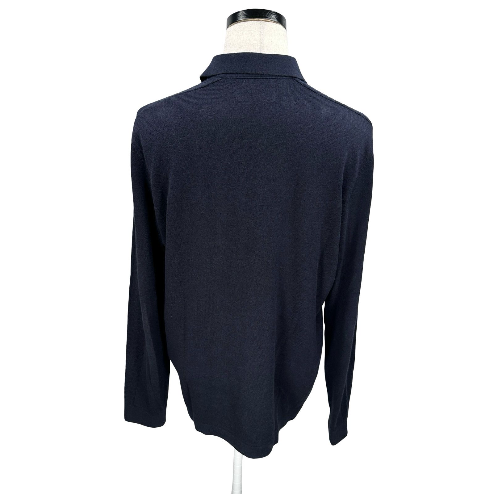 Other Buttercloth Sweater Polo Shirt Mens L Blue Cotton Pullover Size US L / EU 52-54 / 3 - 6 Thumbnail