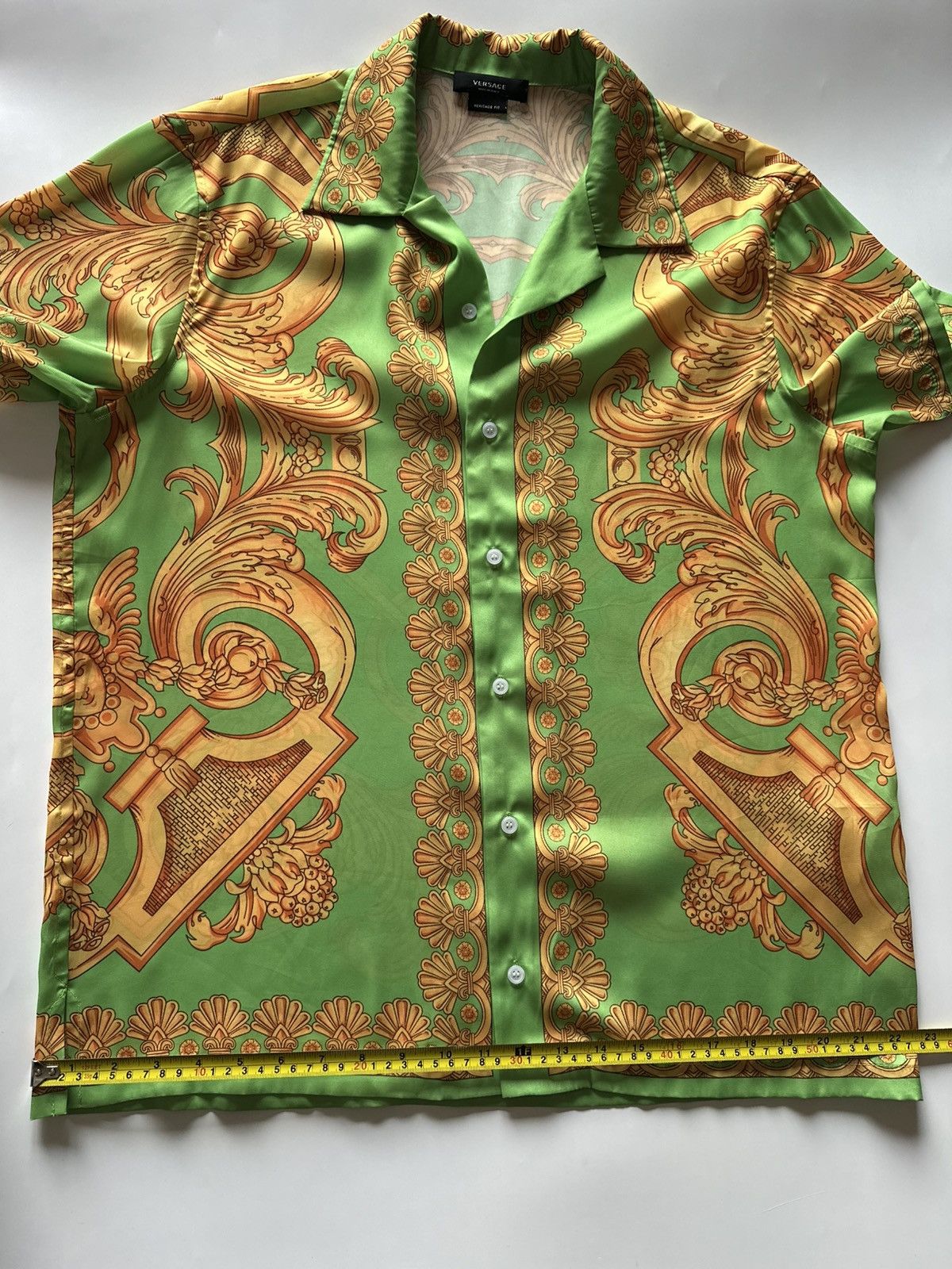 Versace Versace Silk Barocco Medusa shirt Size US L / EU 52-54 / 3 - 16 Thumbnail