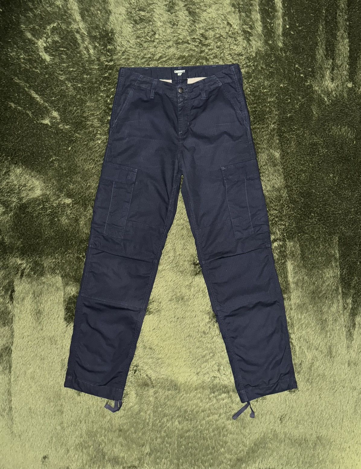 Carhartt Wip [30X32] Carhartt WIP Loose Fit Ripstop Cargo Pants Navy Size US 30 / EU 46 - 1 Thumbnail