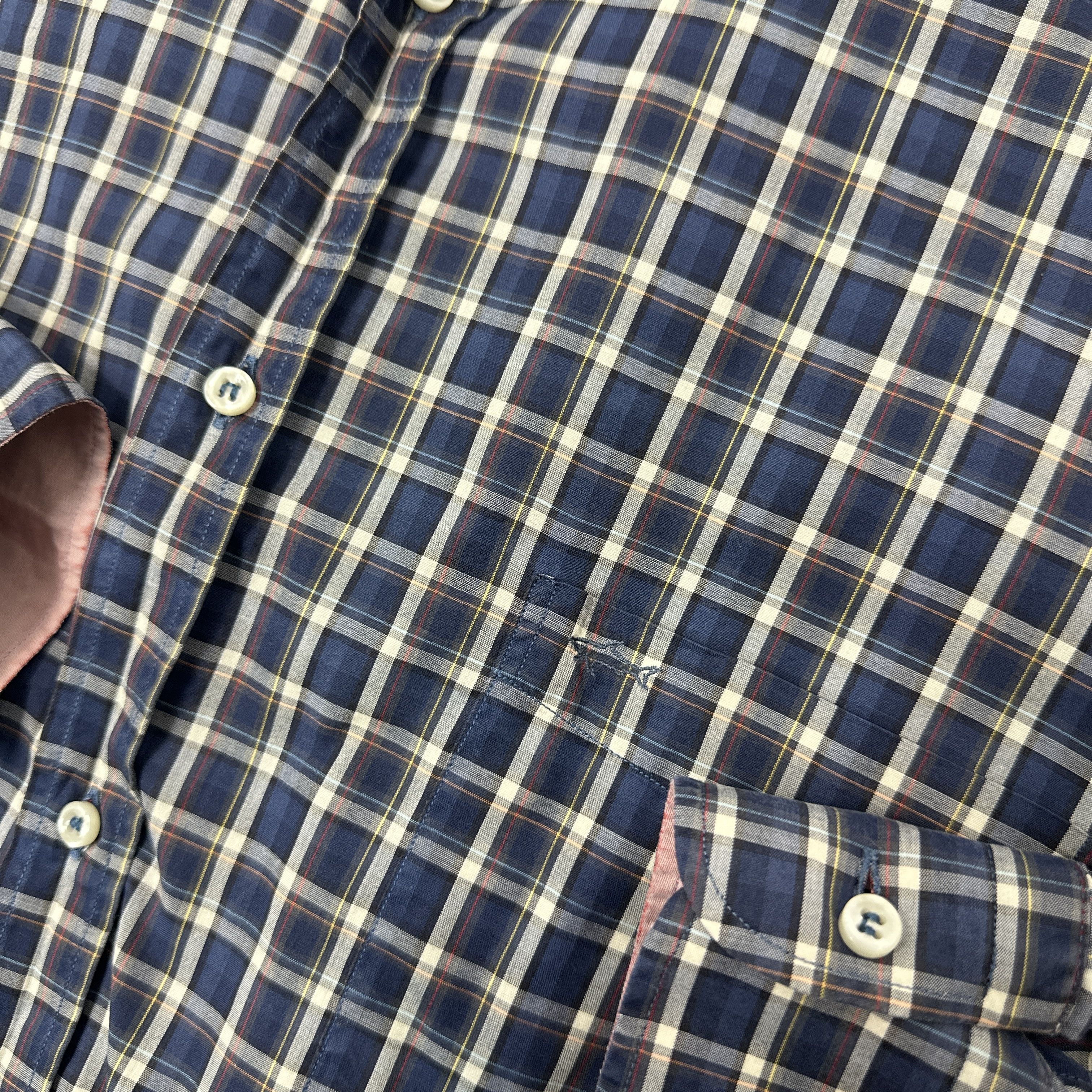 Paul & Shark Vintage Gingham Button Down Paul&Shark Shirt 00s Size US XL / EU 56 / 4 - 4 Thumbnail