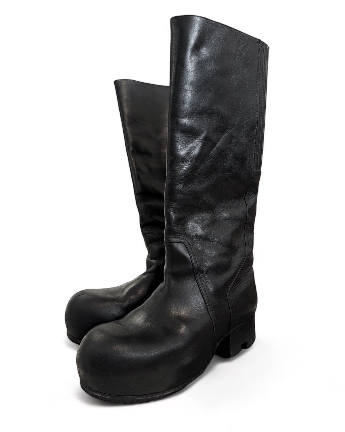 Rick Owens Sz43 High Leather Ballast Boot Size US 10 / EU 43 - 1 Thumbnail