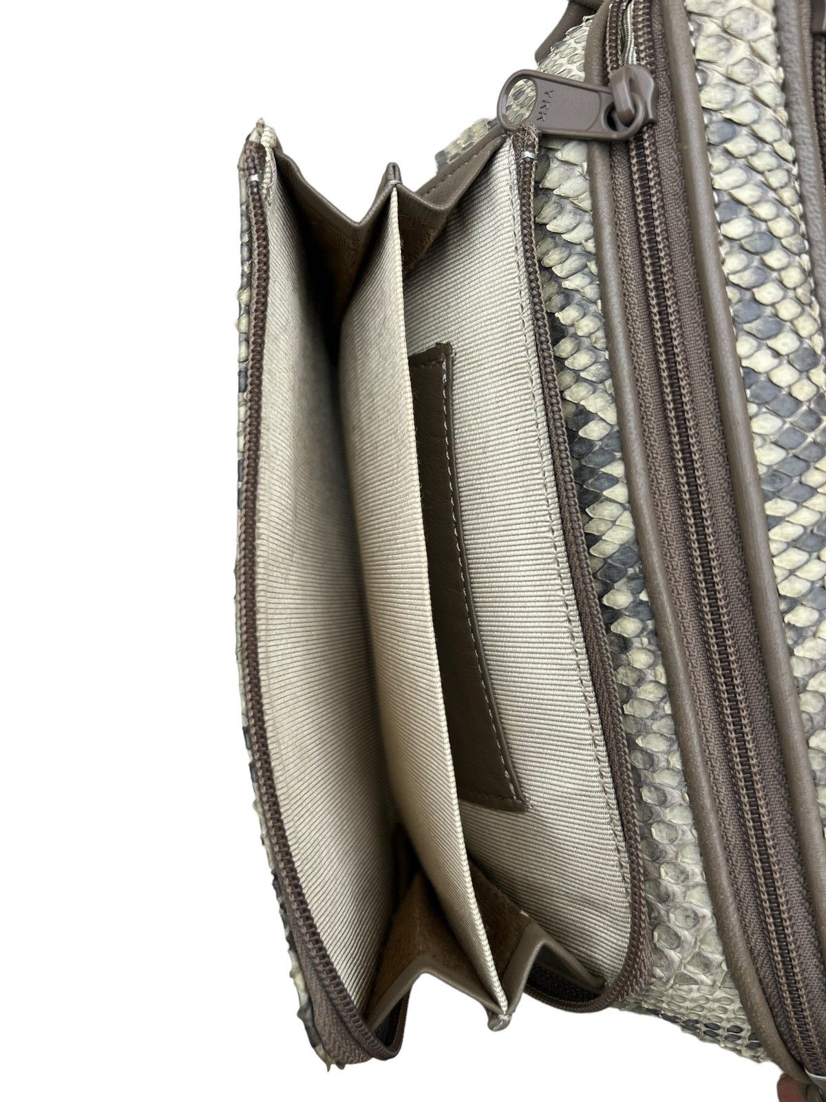 Leather Vintage Arukan Japan Python Snakeskin Leather Bag Mini Size ONE SIZE - 11 Thumbnail