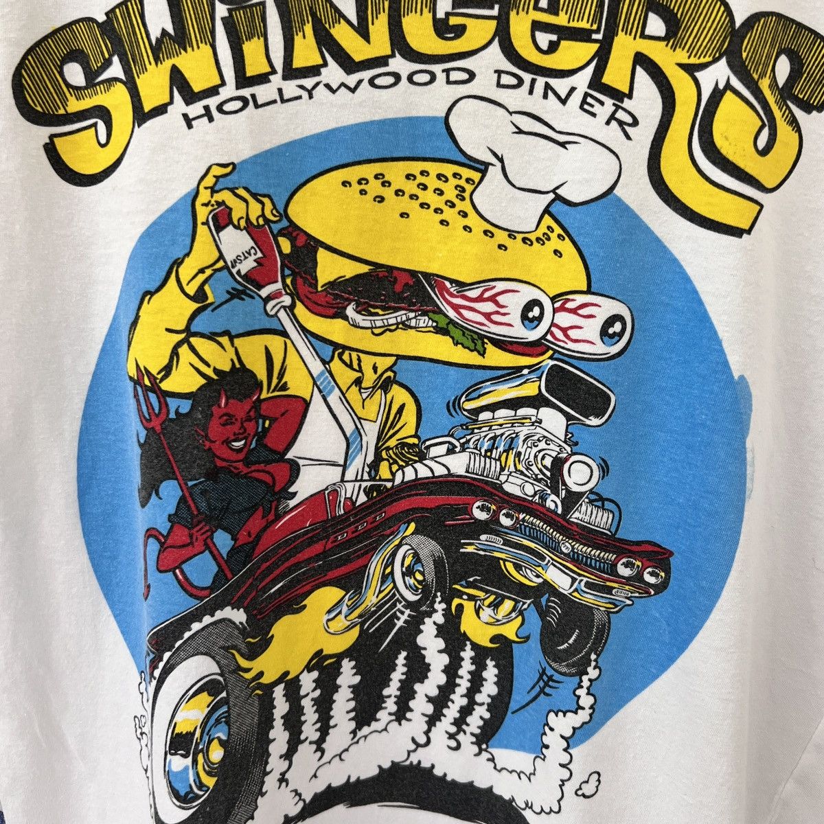 Vintage VTG SWINGER HOLLYWOOD DINER “RATFINK PARODY” Size US M / EU 48-50 / 2 - 2 Thumbnail