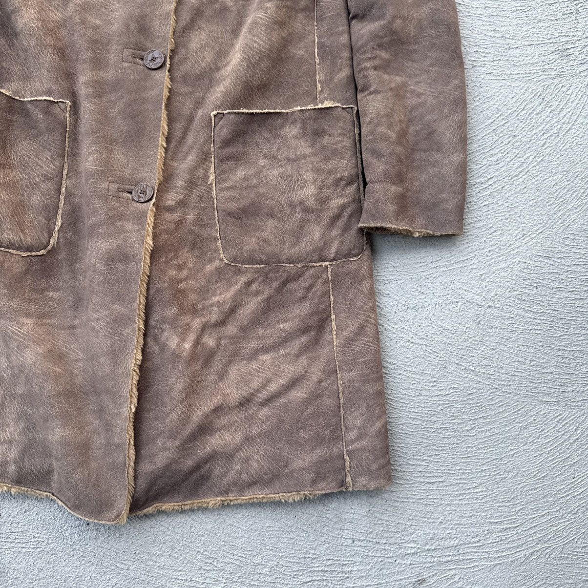 Giorgio Armani Armani Jeans Vintage Faux Shearling Coat Size US S / EU 44-46 / 1 - 2 Thumbnail