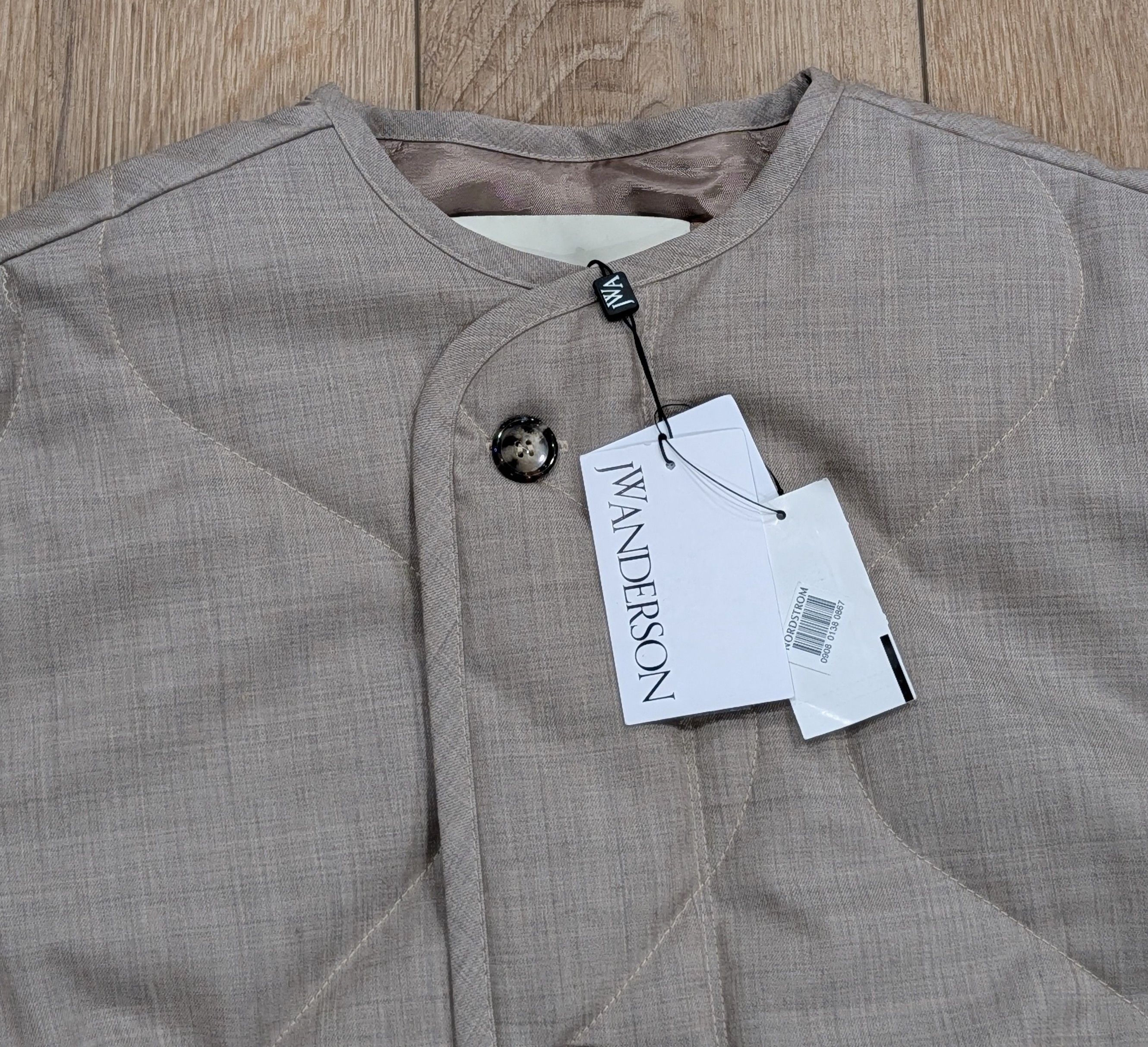 JW Anderson JW Anderson Quilted Jacket Clay Melange Medium Size US M / EU 48-50 / 2 - 2 Thumbnail