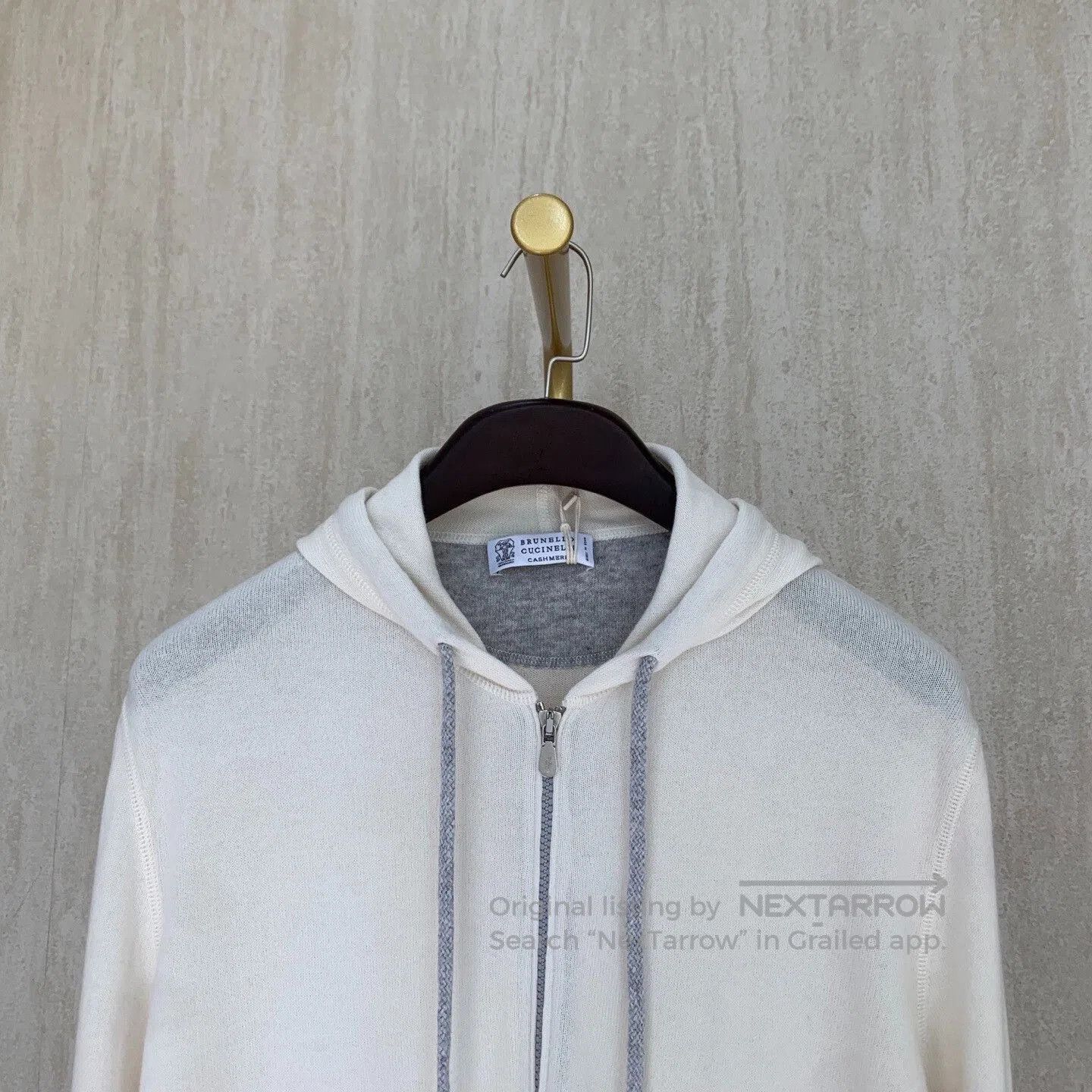 Brunello Cucinelli Brunello Cucinelli Hooded Cashmere Sweater. Size US M / EU 48-50 / 2 - 3 Thumbnail