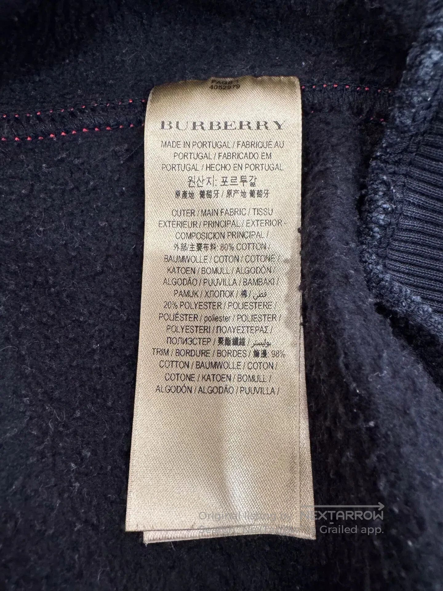 Burberry Burberry Women's Letter Embroidery Logo Sweatshirt. Size S / US 4 / IT 40 - 6 Thumbnail