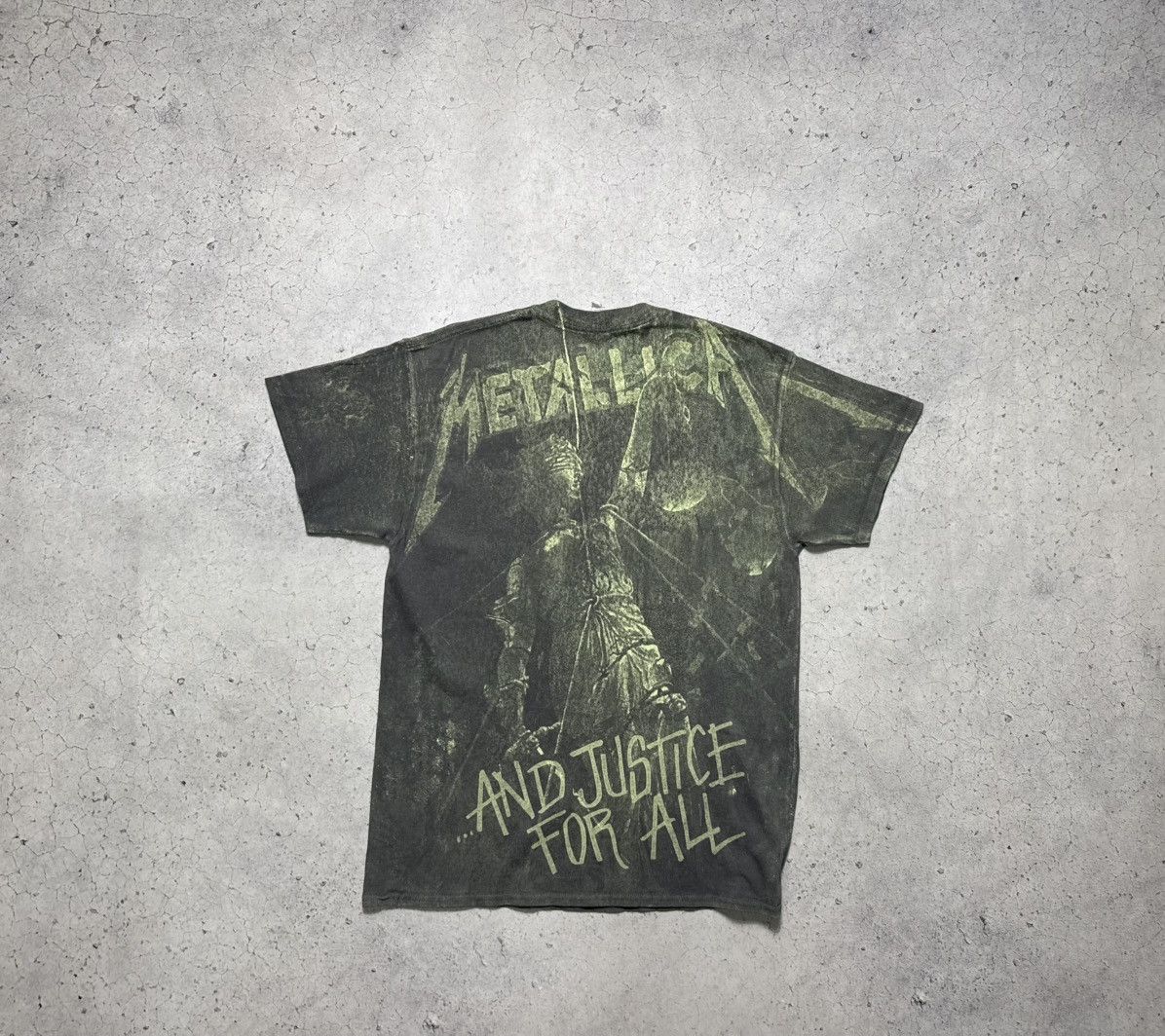 Metallica Metallica Vintage 90’s Rock Over Print Band Shirt Size US M / EU 48-50 / 2 - 2 Thumbnail