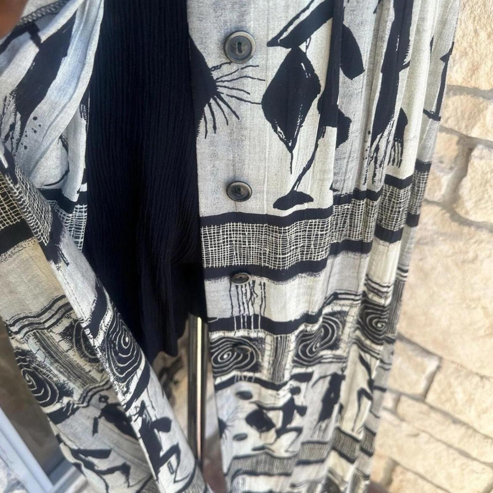 Other Black and white maxi skirt with a boho touch #maxiskirt Size 28" / US 6 / IT 42 - 4 Thumbnail