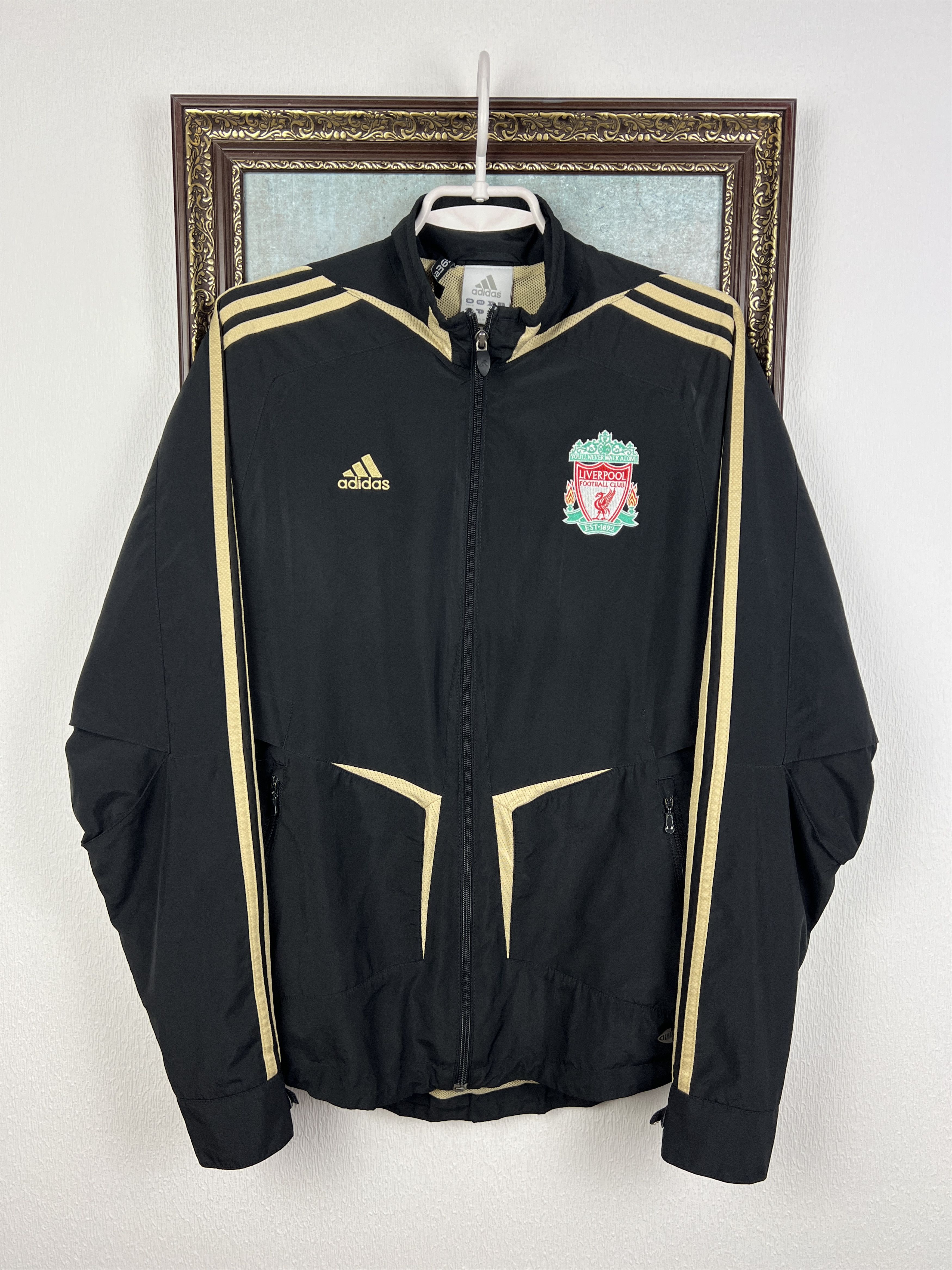Adidas Vintage Liverpool Football Training Jacket Soccer Track Top Size US M / EU 48-50 / 2 - 1 Thumbnail