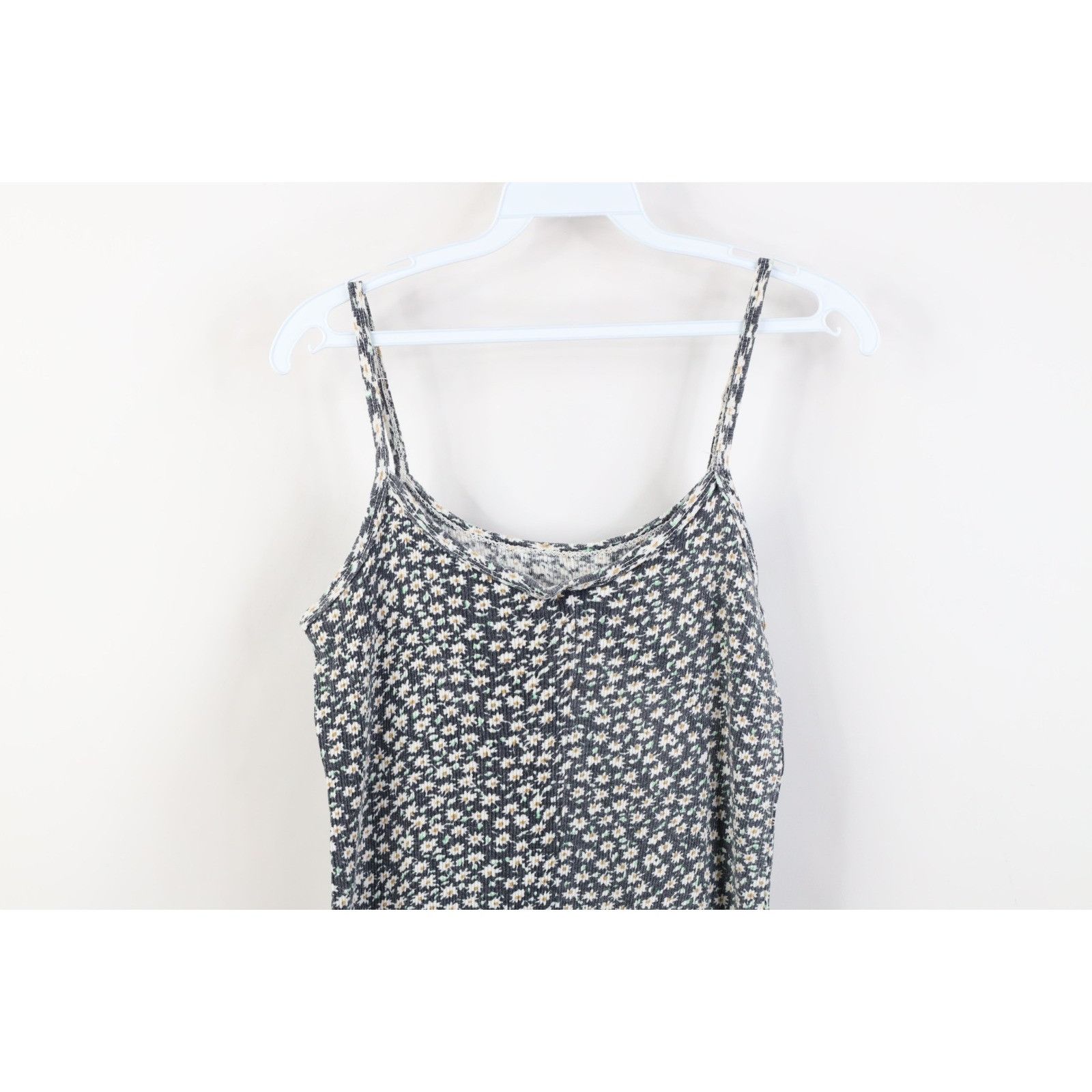 Vintage Vintage 90s Y2K Babydoll Flower Ribbed Knit Dress Size S / US 4 / IT 40 - 11 Thumbnail