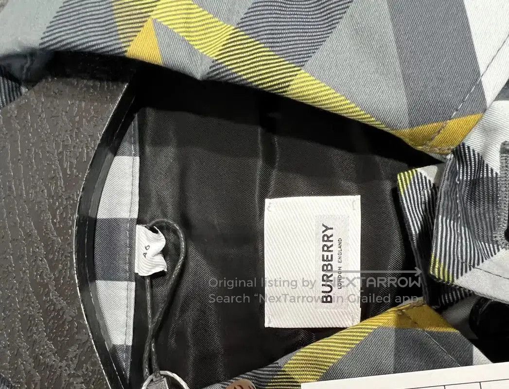 Burberry Burberry Men's Long Black Checked Trench Coat. Size US L / EU 52-54 / 3 - 2 Thumbnail