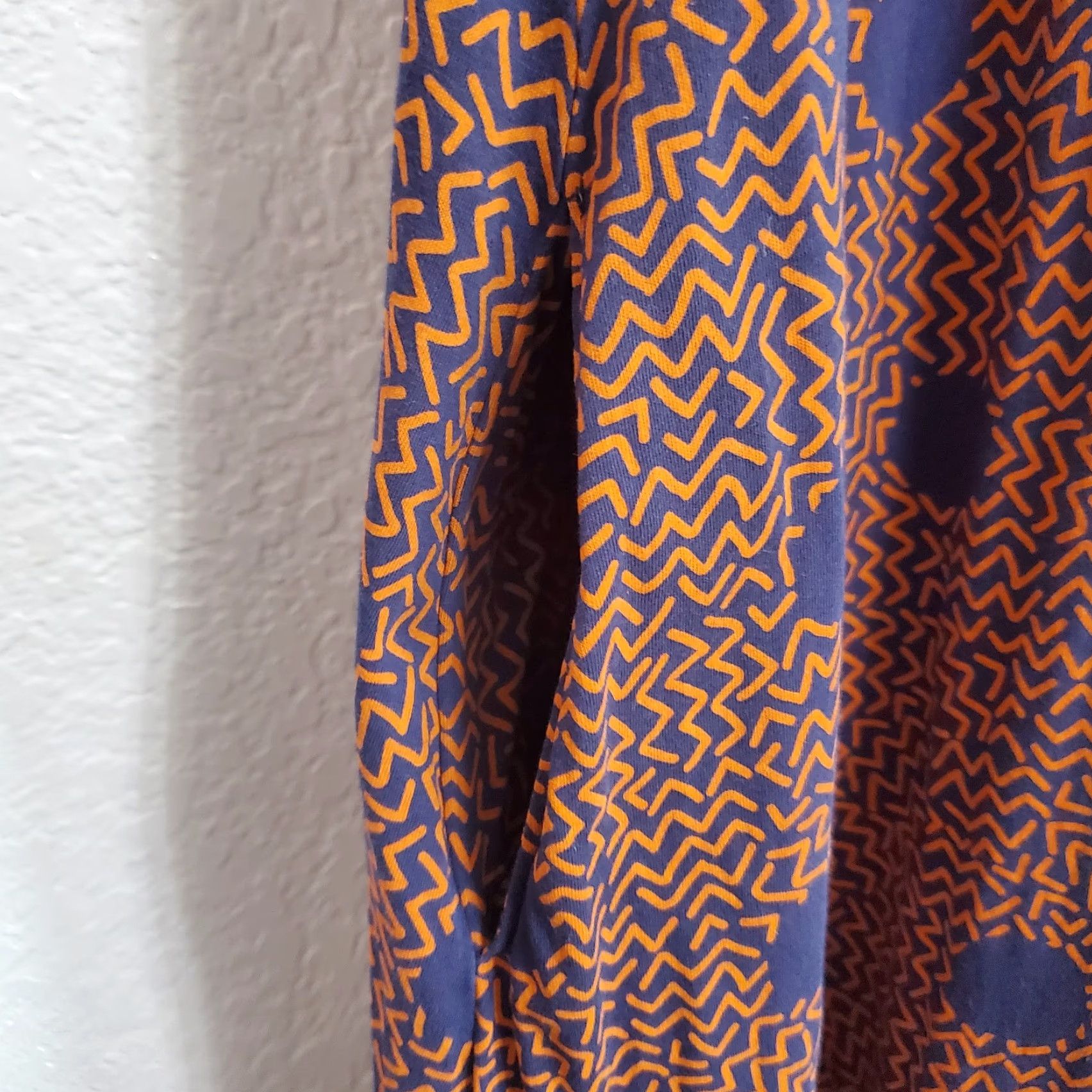 Vintage VINTAGE Gudrun Sjoden Dress Women XL Orange Blue Sleeveless Maxi Organic Cotton Stretch Size XL / US 12-14 / IT 48-50 - 7 Thumbnail