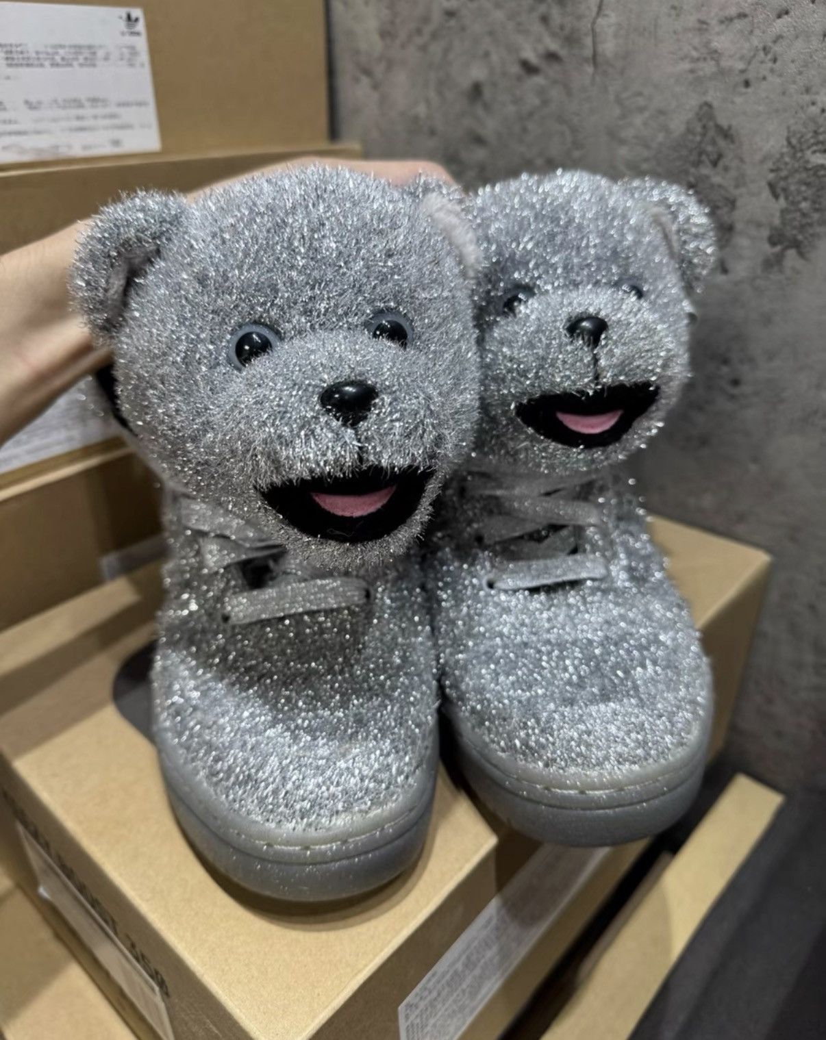 Adidas Jeremy Scott Silver | Grailed