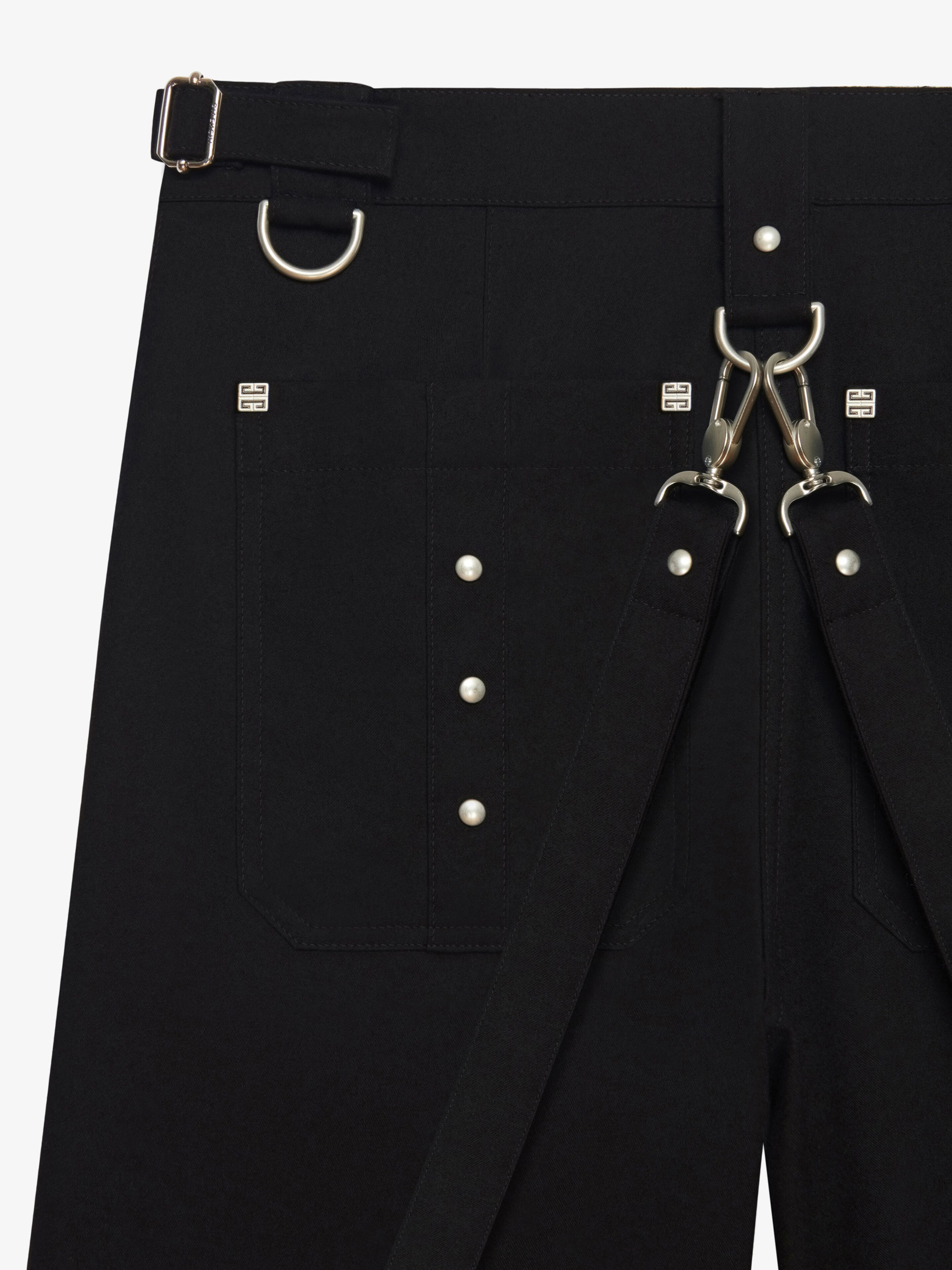 Givenchy o1w1db10325 Hardware Pant in Black Size US 40 / EU 56 - 5 Thumbnail