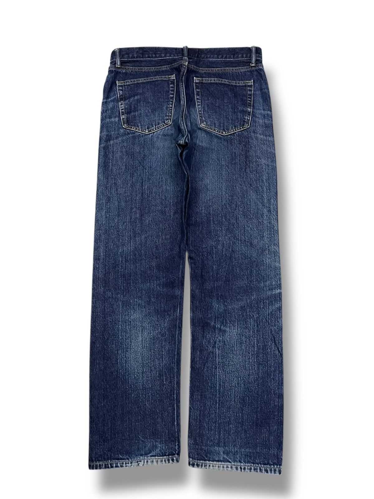 Uniqlo Vintage Uniqlo Selvedge Denim Japan - Faded Wash, Distressed Size US 33 - 3 Thumbnail