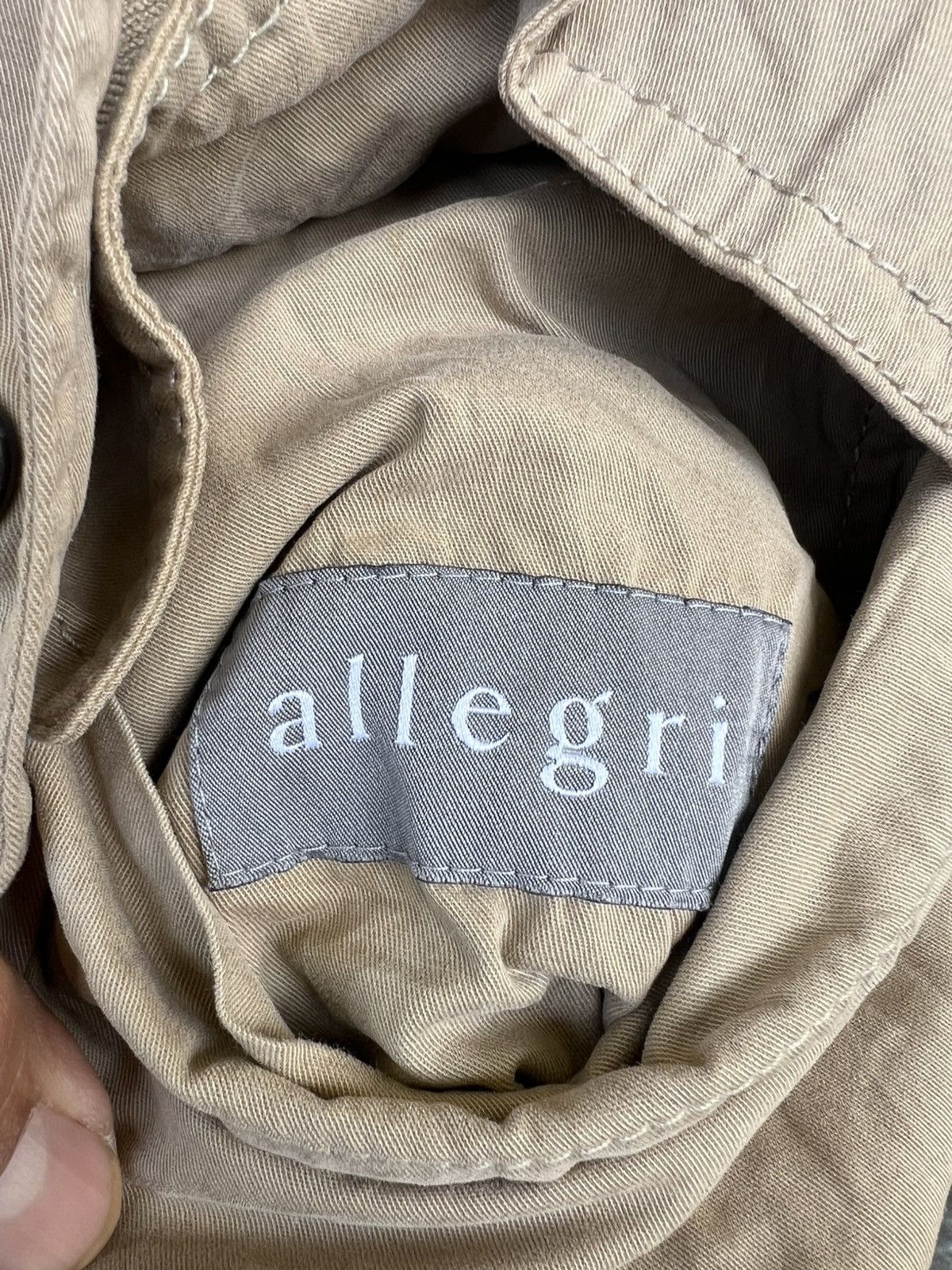 Allegri Allegri Vintage Khaki Beige Military Field Jacket Size US L / EU 52-54 / 3 - 6 Thumbnail