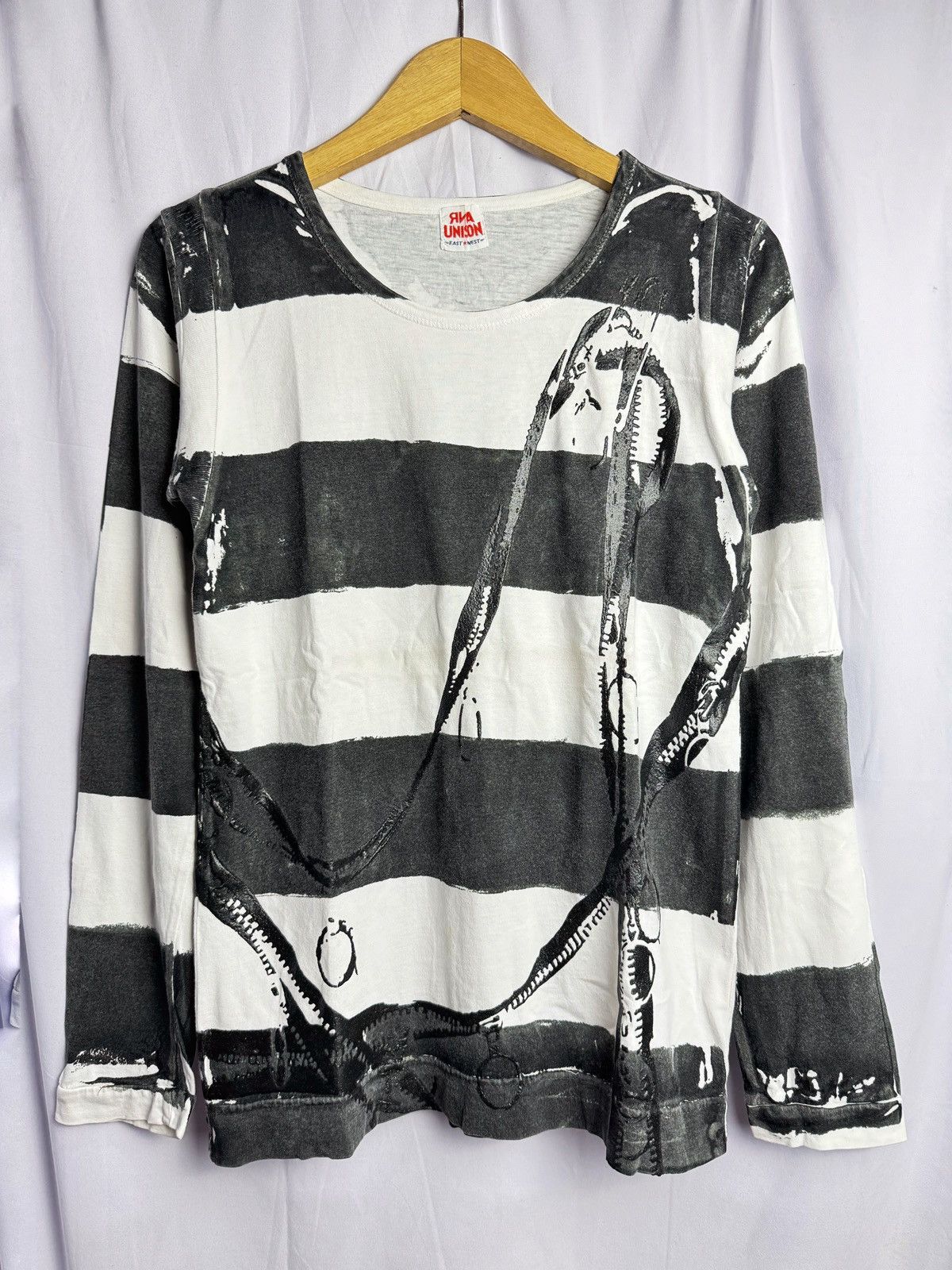 Pre-owned Hysteric Glamour X If Six Was Nine Japanese Chain Rna Stripe Long Sleeve