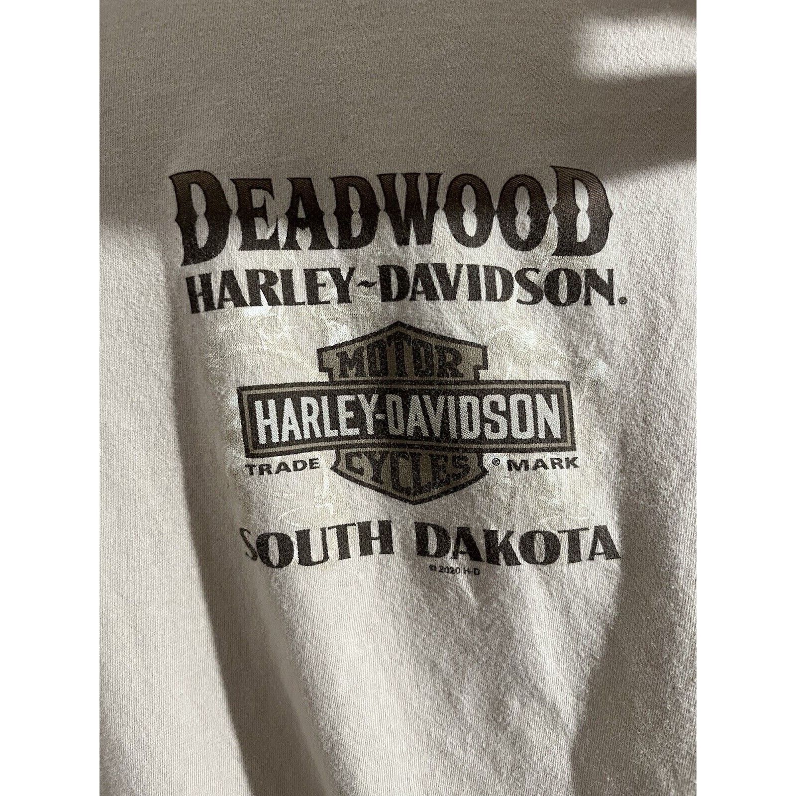 Harley Davidson Harley Davidson Shirt Sz 3XL Deadwood South Dakota Wild Bill Size US XXL / EU 58 / 5 - 2 Thumbnail