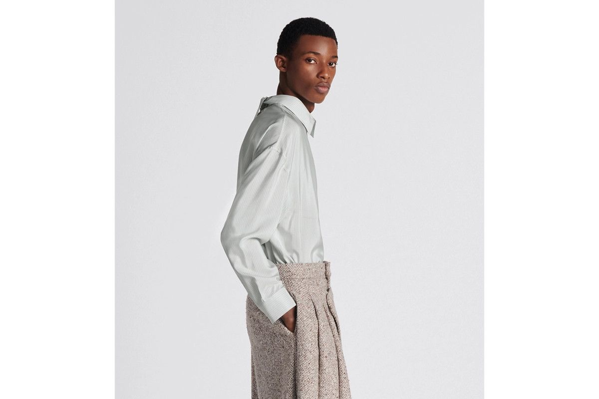 Dior o1bcso1str1124 Shirt with Tied Detail in White Size US XS / EU 42 / 0 - 5 Thumbnail