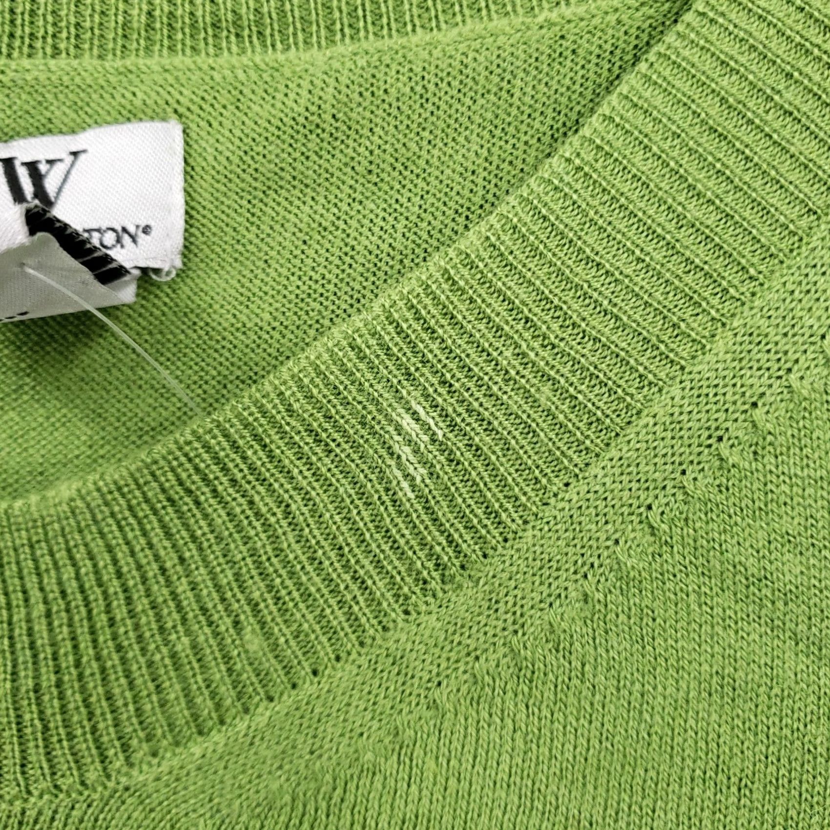 Worthington Worthington Blouse Womens L Green V-Neck Bell Sleeve 3/4 Knitted NWT Size L / US 10 / IT 46 - 4 Thumbnail