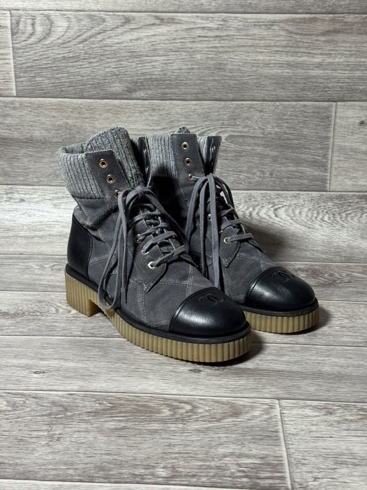 Chanel CHANEL RARE Runway Fall 2003 Motorcycle Boots | Grailed