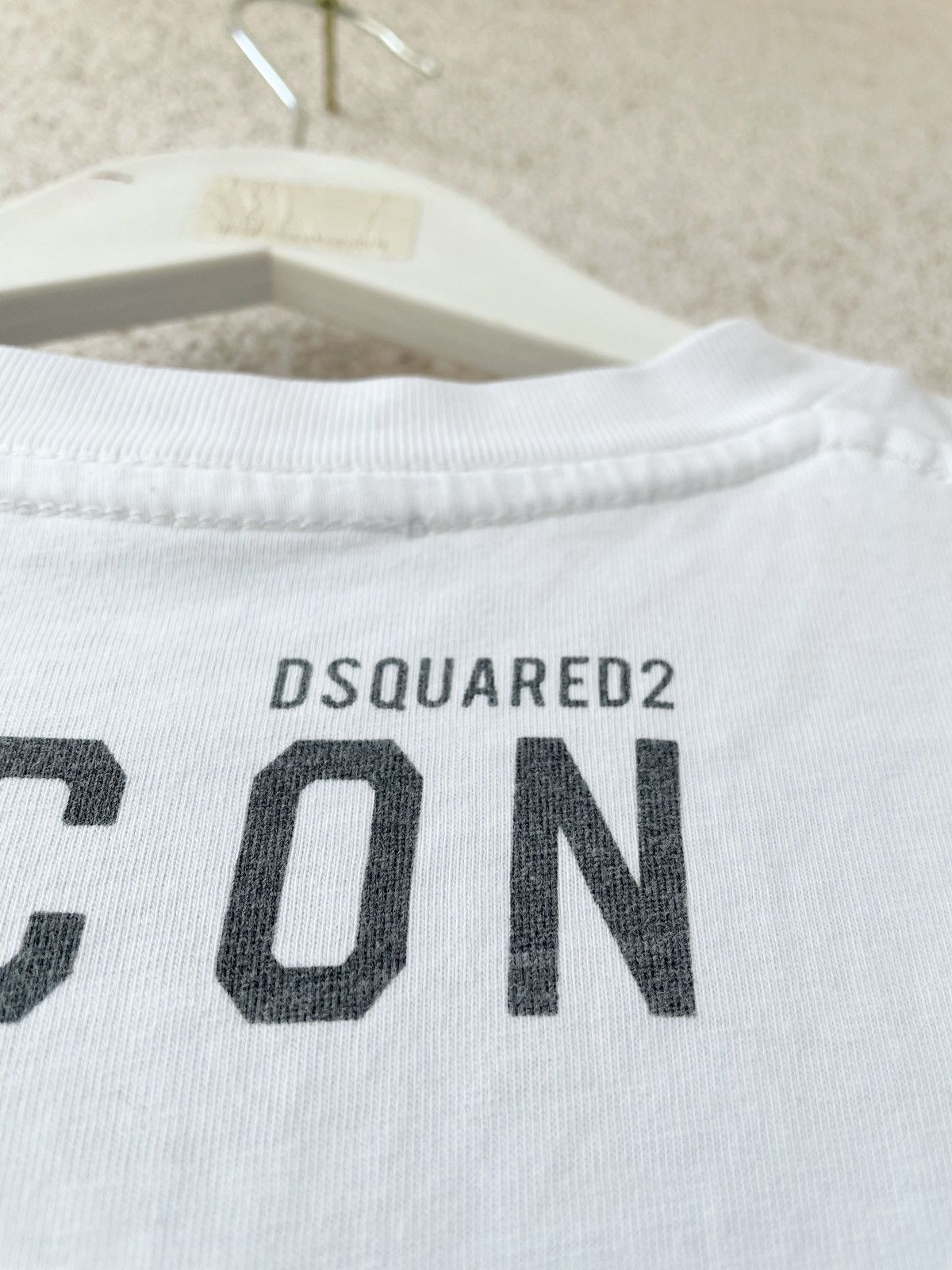 Dsquared2 Dsquared2 Dog ICON Big Logo White Men T-Shirt Size L-XL Size US L / EU 52-54 / 3 - 12 Thumbnail