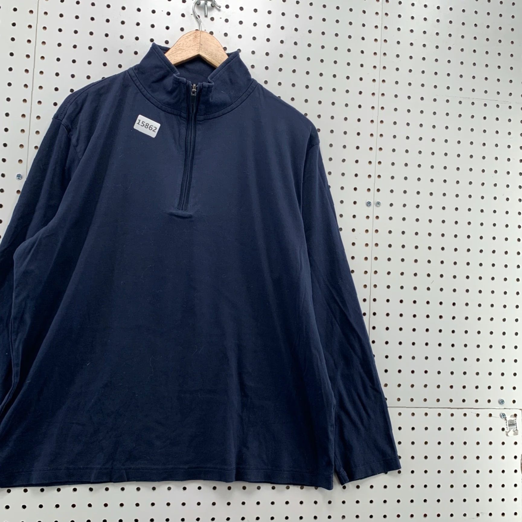 Banana Republic Banana Republic Sweater Mens Extra Large Blue Navy 1/4 Zip Casual Size XL Size US XL / EU 56 / 4 - 4 Thumbnail