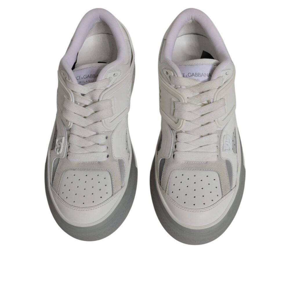 Dolce & Gabbana Dolce & Gabbana White DG Logo CUSTOM 2.Zero Sneakers Shoes Size US 6 / EU 39 - 3 Thumbnail