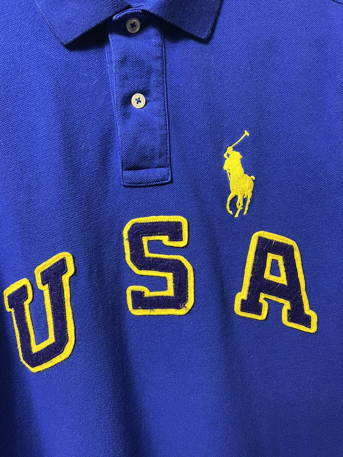 Polo Ralph Lauren × Vintage Vintage Polo Ralph Lauren USA Logo Polo Shirt Size US XS / EU 42 / 0 - 4 Thumbnail