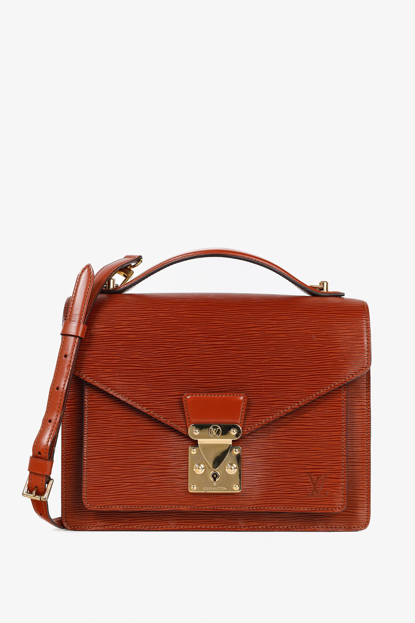 Louis Vuitton Monceau 28 Epi Leather Convertible Satchel