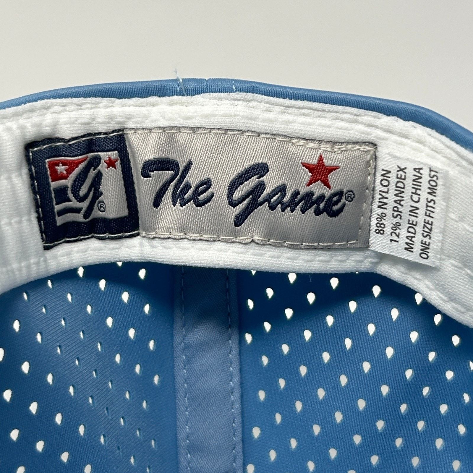The Game The Game Logo Trucker Hat Cap Blue Mesh Snapback 5 Panel Size ONE SIZE - 8 Thumbnail