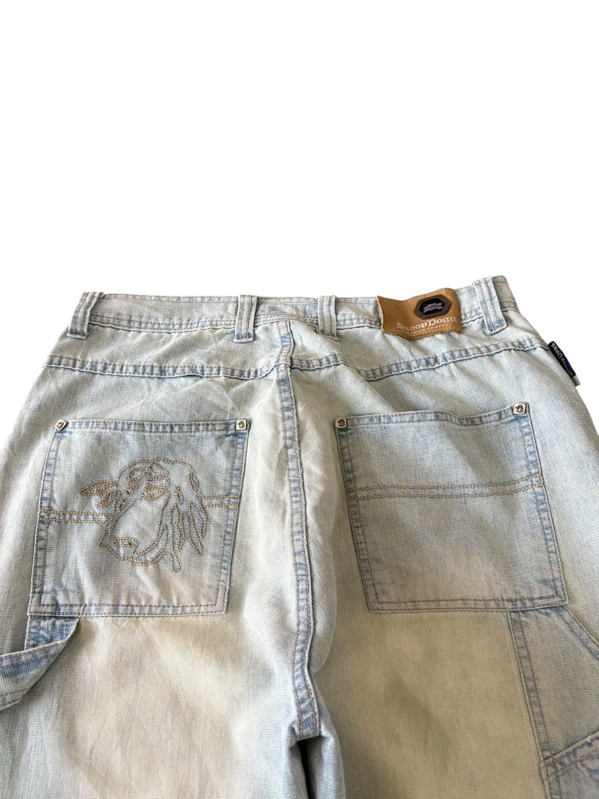 Snoop Dogg Vintage Y2K Snoop Dogg Carpenter Distressed Baggy Jeans Size US 32 / EU 48 - 8 Thumbnail