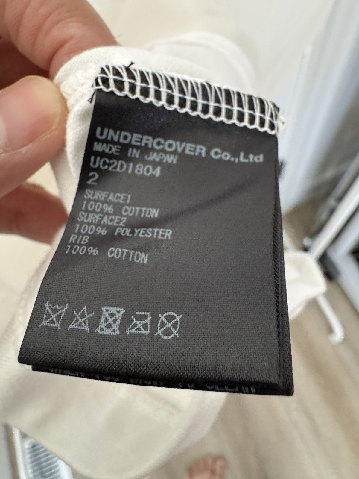 Undercover Undercover Jun Takahashi Ivory Top Size 2 Japan Made Size XS / US 0-2 / IT 36-38 - 4 Thumbnail