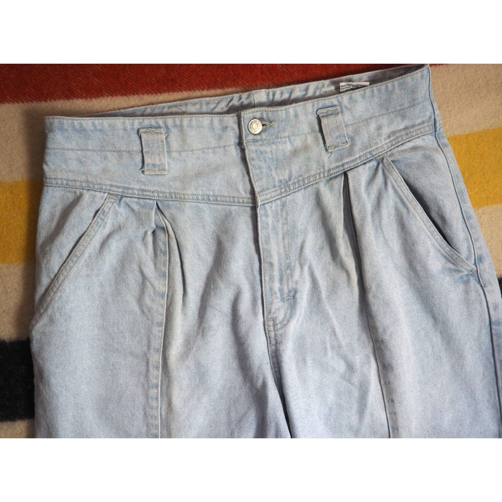 Jordache VTG 80s 90s Jordache Light Wash High Waist Mom Western Blue Denim Jeans 36x27 Size 25" / US 0 / IT 36 - 3 Thumbnail