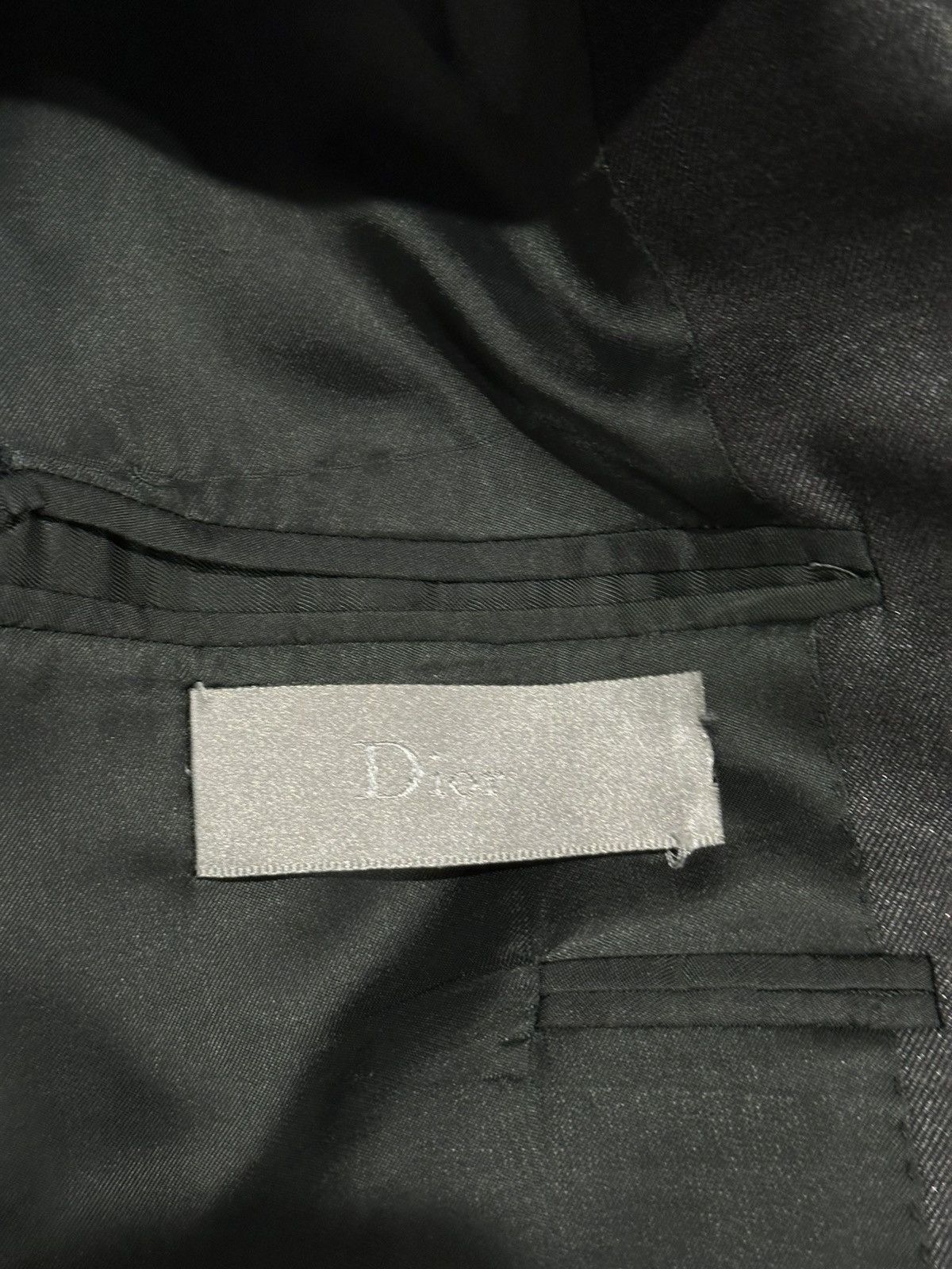 Dior × Hedi Slimane AW06 Glitter Metallic Blazer 48 Size 48R - 5 Thumbnail