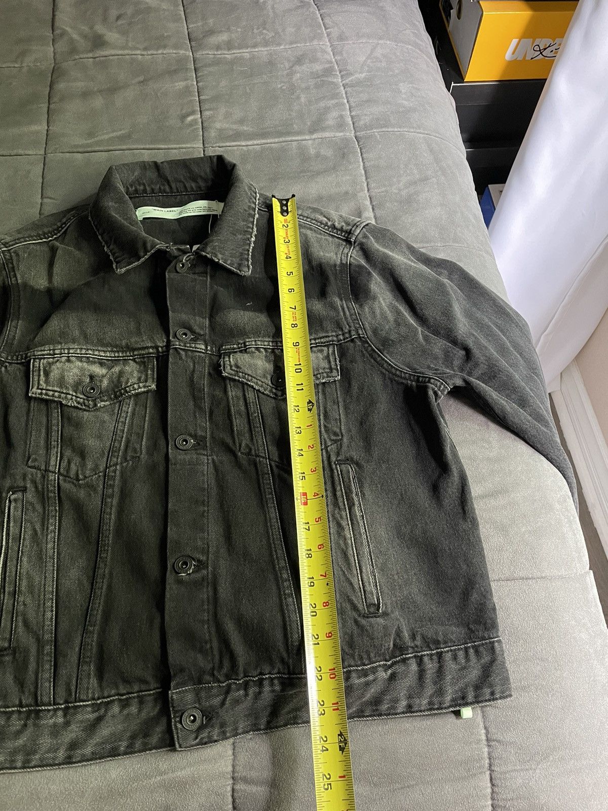 Off-White Off-White Impressionism Grey Pink Denim Jacket Size US M / EU 48-50 / 2 - 5 Thumbnail