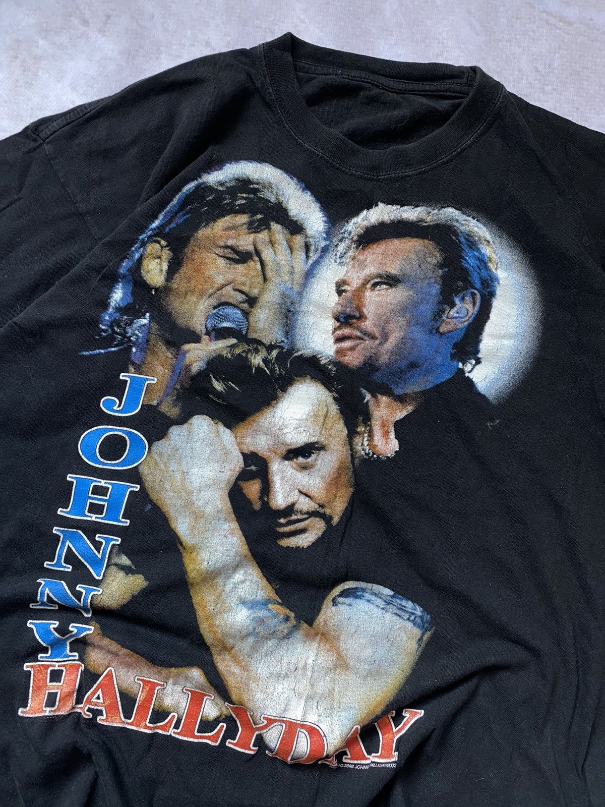 Band Tees × Vintage Johnny Hallyday 2002 French Rock Airstream Trailer Tee Size US M / EU 48-50 / 2 - 2 Thumbnail