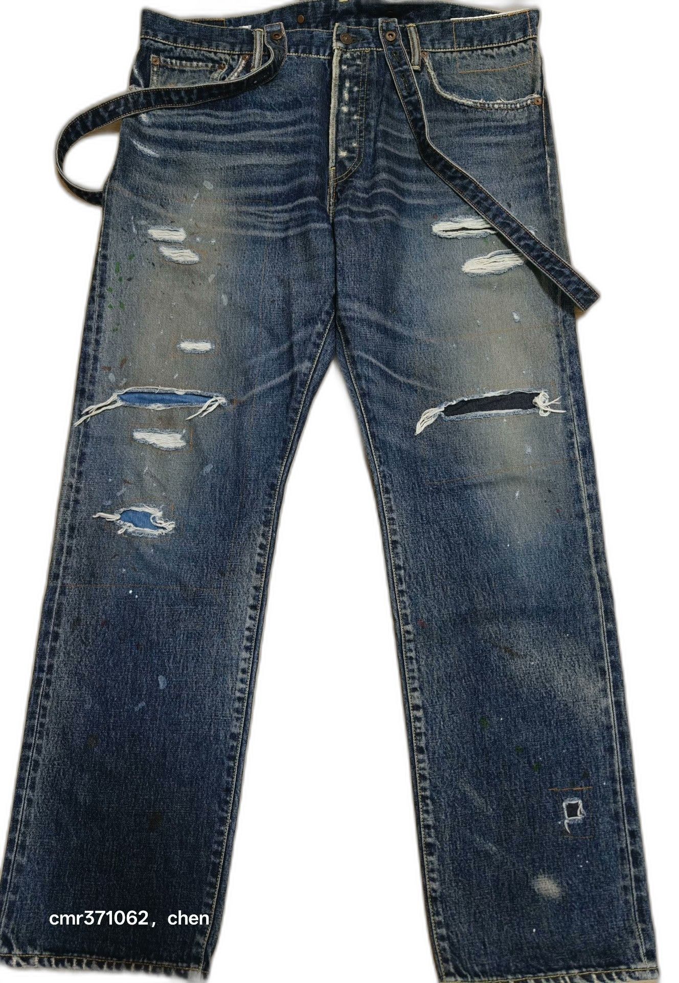 Visvim VISVIM 20SS SOCIAL SCULPTURE Denim Overalls Size US 36 / EU 52 - 1 Thumbnail