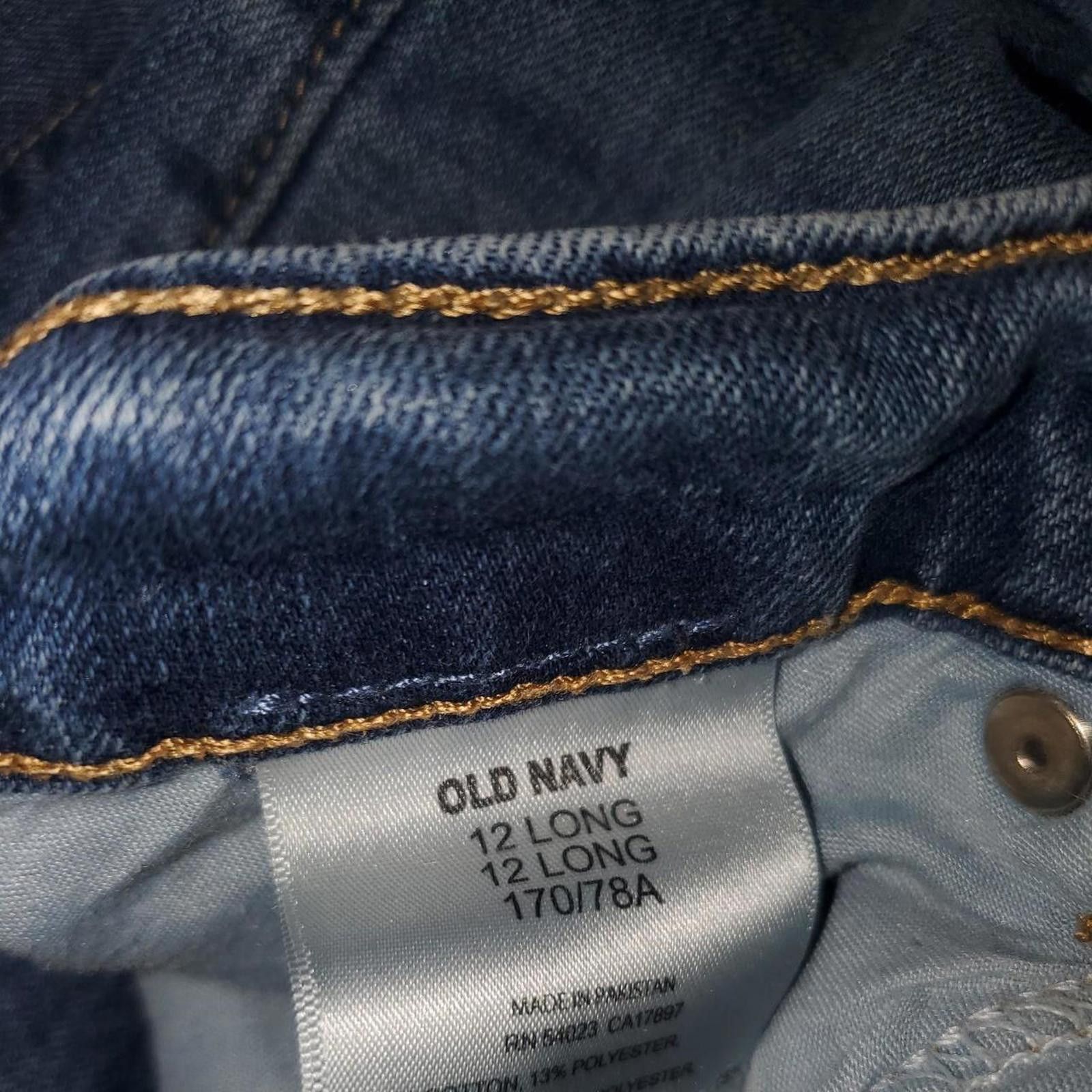 Old Navy Old Navy Women's Blue and Navy Jeans Size 34" / US 12 / IT 48 - 4 Thumbnail