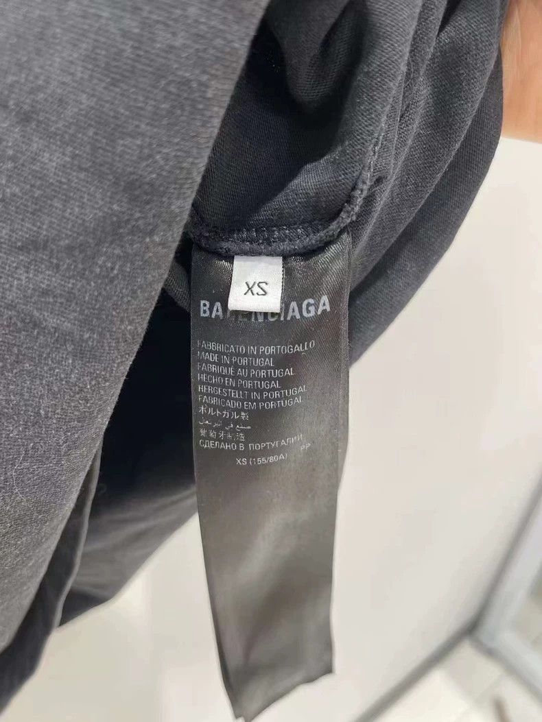 Balenciaga Balenciaga Black Crystal Short Sleeve Size US XS / EU 42 / 0 - 5 Thumbnail