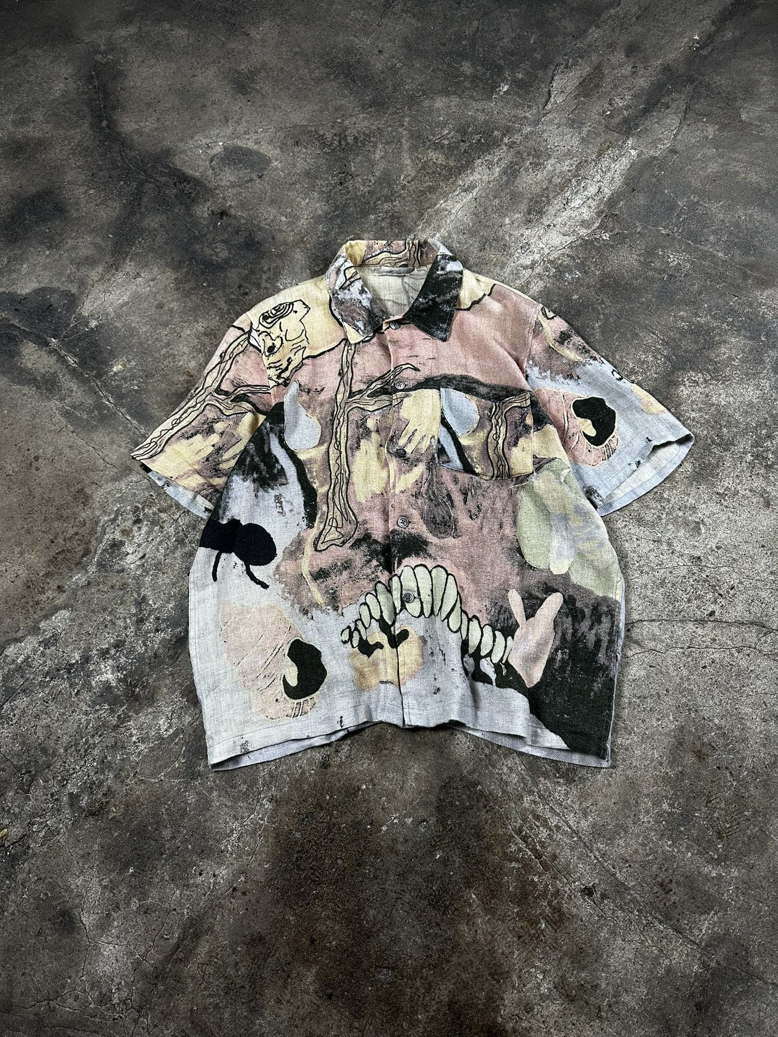 Our Legacy Our Legacy Acid Landscape Box Print Shirt Size US M / EU 48-50 / 2 - 1 Thumbnail