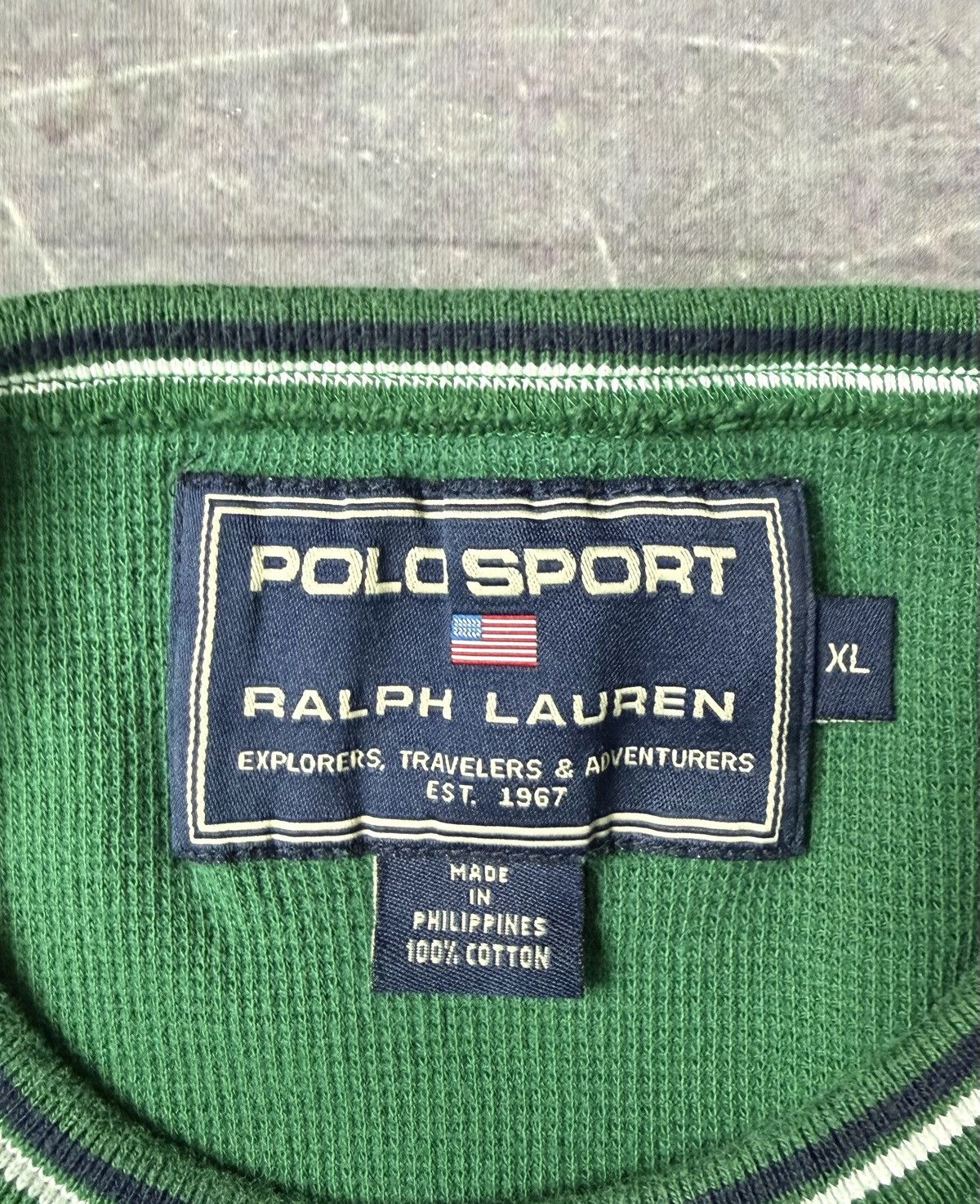 Polo Ralph Lauren Vintage Y2K Polo Sport Ralph Lauren Knit Shirt (XL) Size US XL / EU 56 / 4 - 5 Thumbnail