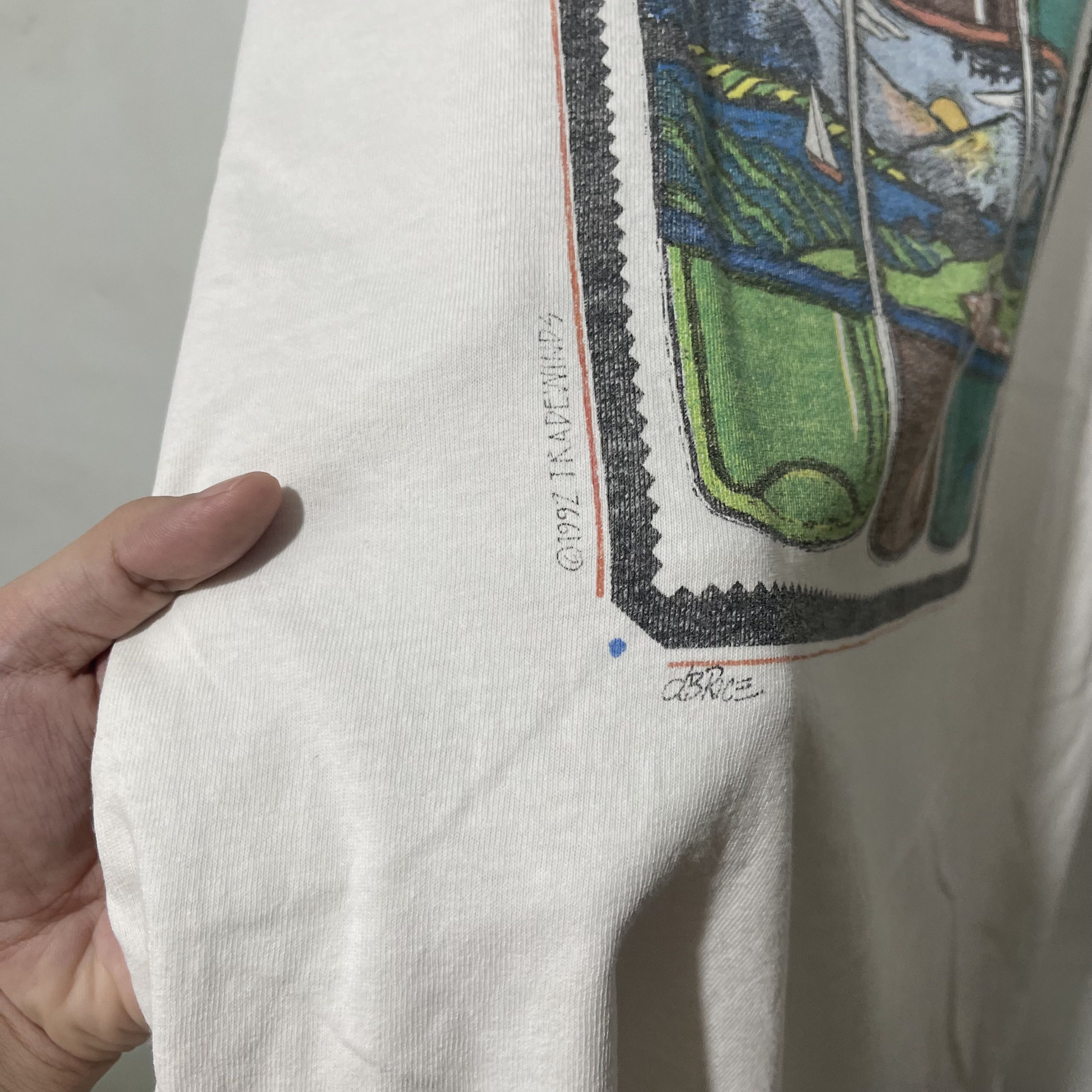Vintage Vintage 90s “Life Is Too Short to Drink Bad Wine” T-Shirt Size US XL / EU 56 / 4 - 3 Thumbnail