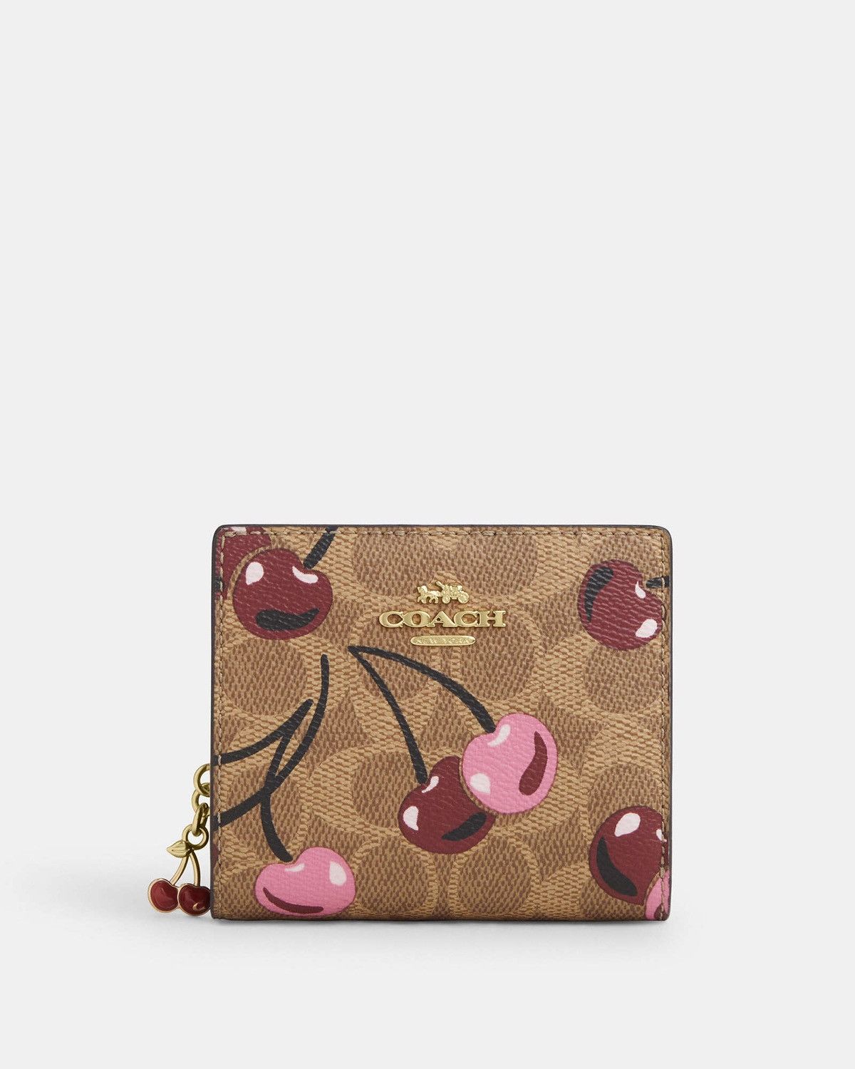 Coach Coach snap wallet with cherry print Size ONE SIZE - 1 Thumbnail