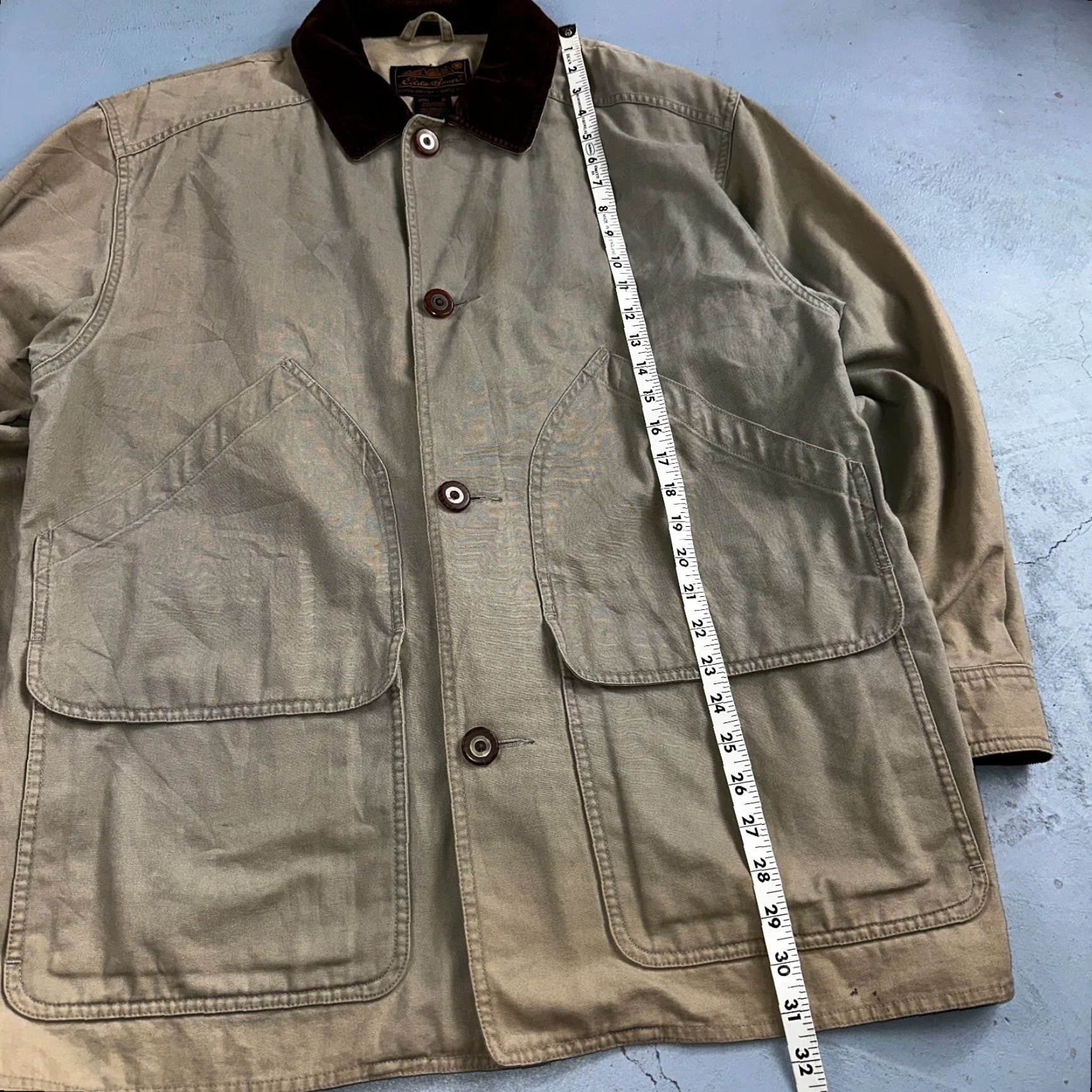 Eddie Bauer Eddie Bauer Jacket Mens M Tan Brown Chore Barn Field Coat Canvas Outdoor VTG Size US M / EU 48-50 / 2 - 4 Thumbnail