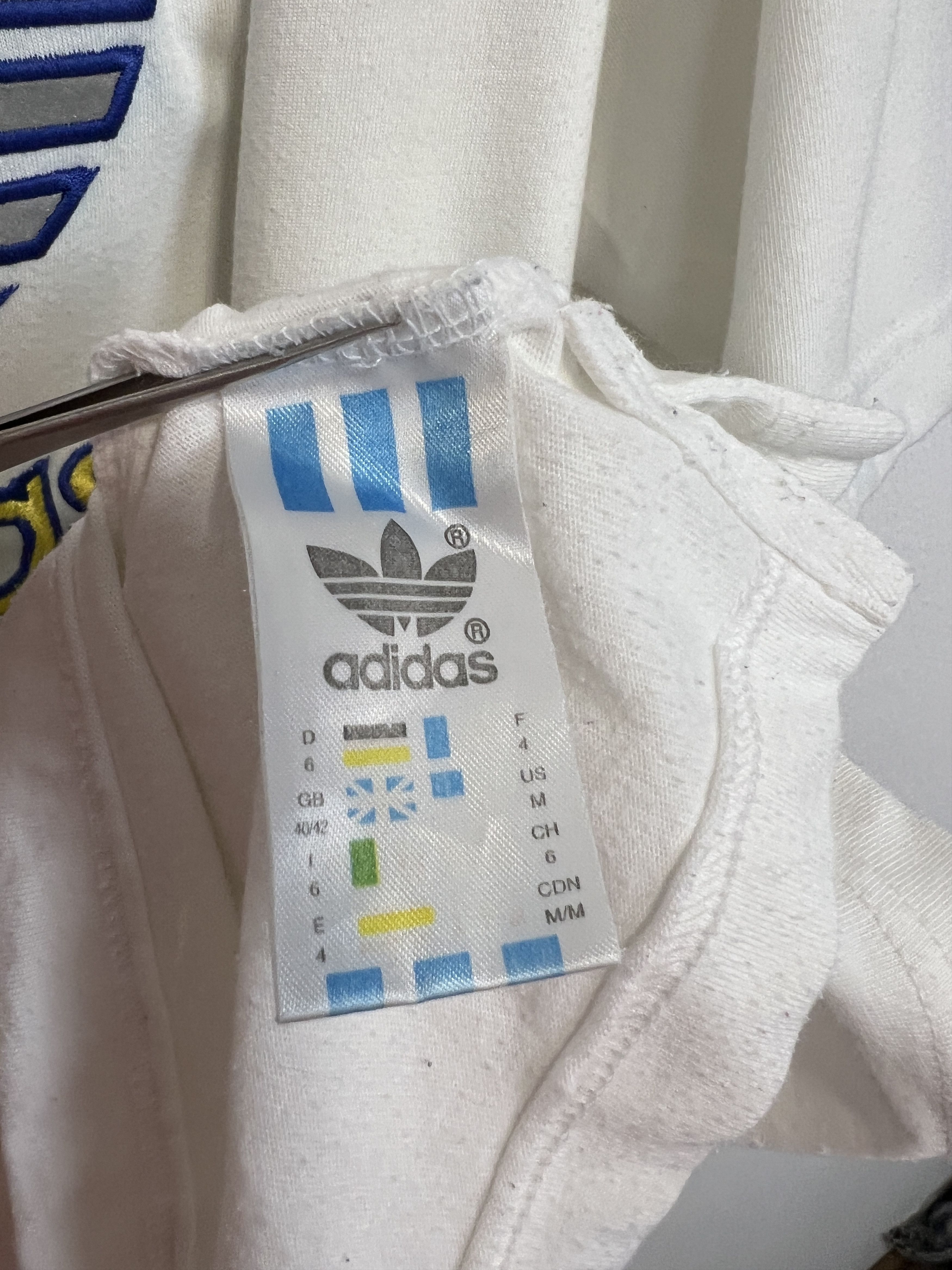 Adidas Vintage 90's Big Logo Shirt Trikot Tee Reflective Rare Size US M / EU 48-50 / 2 - 6 Thumbnail