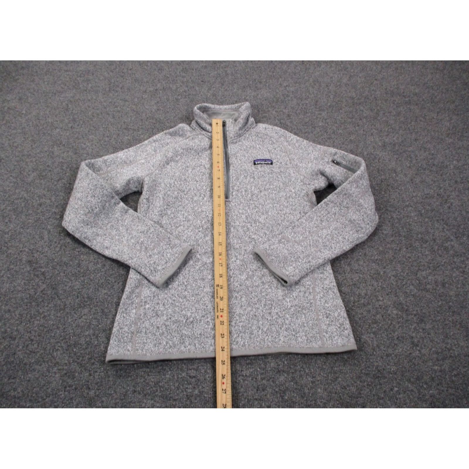 Patagonia Patagonia Better Sweater Jacket Women M Gray Outdoor Windbreaker 1/4 Zip Pockets Lightweight Fleece Size M / US 6-8 / IT 42-44 - 3 Thumbnail